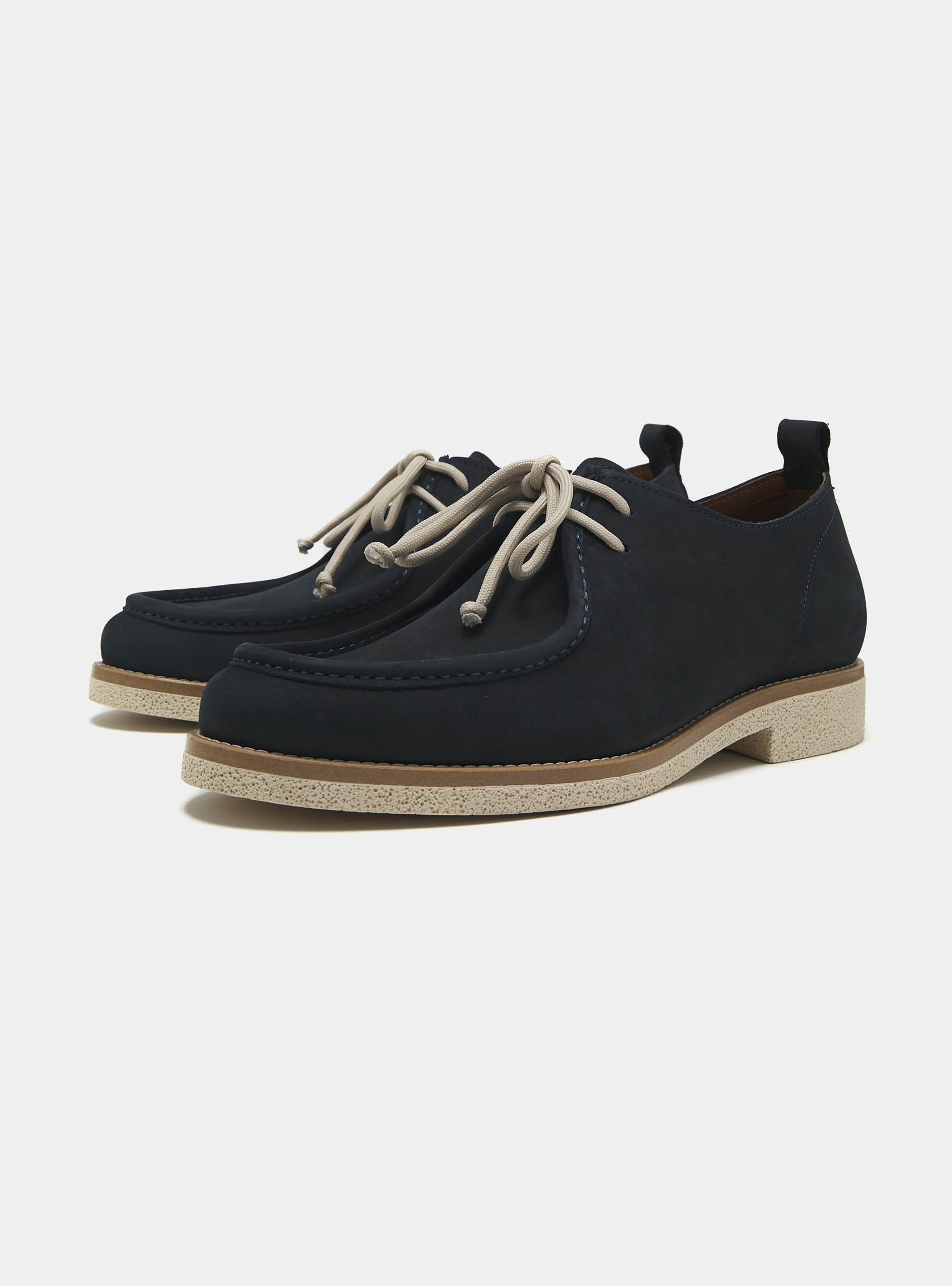 Nubuck boots, NAVY BLUE