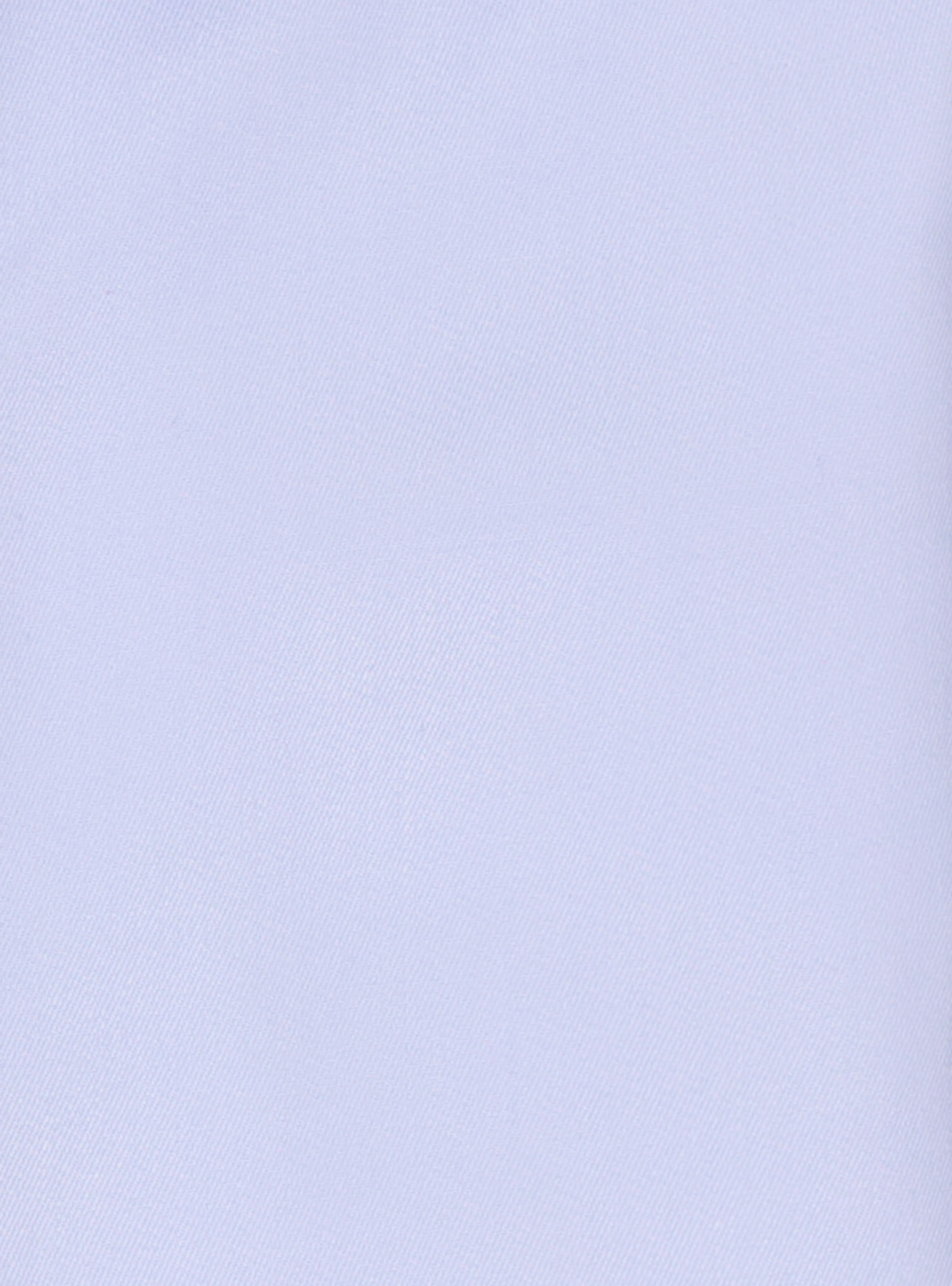 Camicia comfort fit classica in twill no iron, AZZURRO