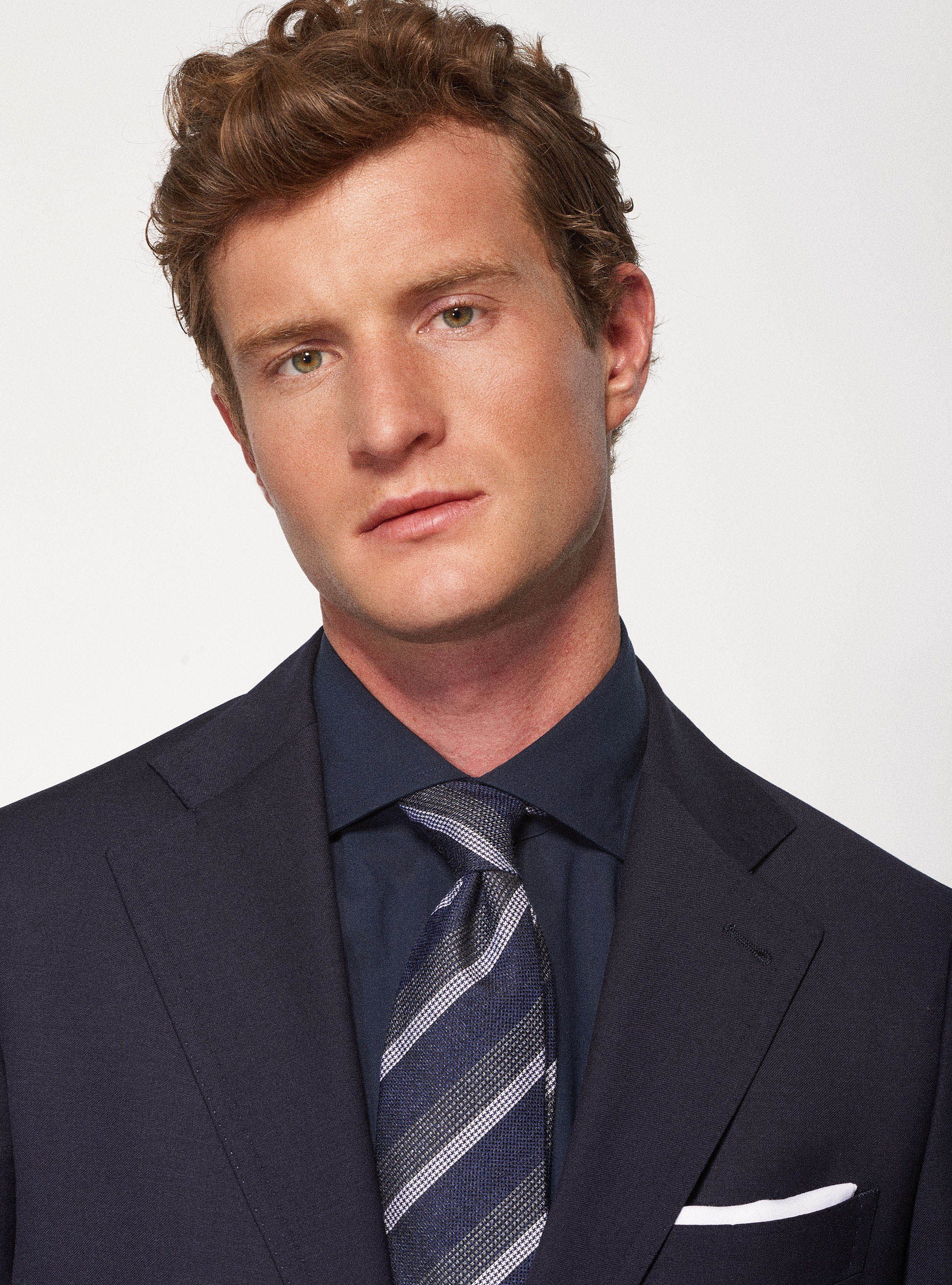 Giacca per abito in pura lana superfine 120's, BLU NAVY