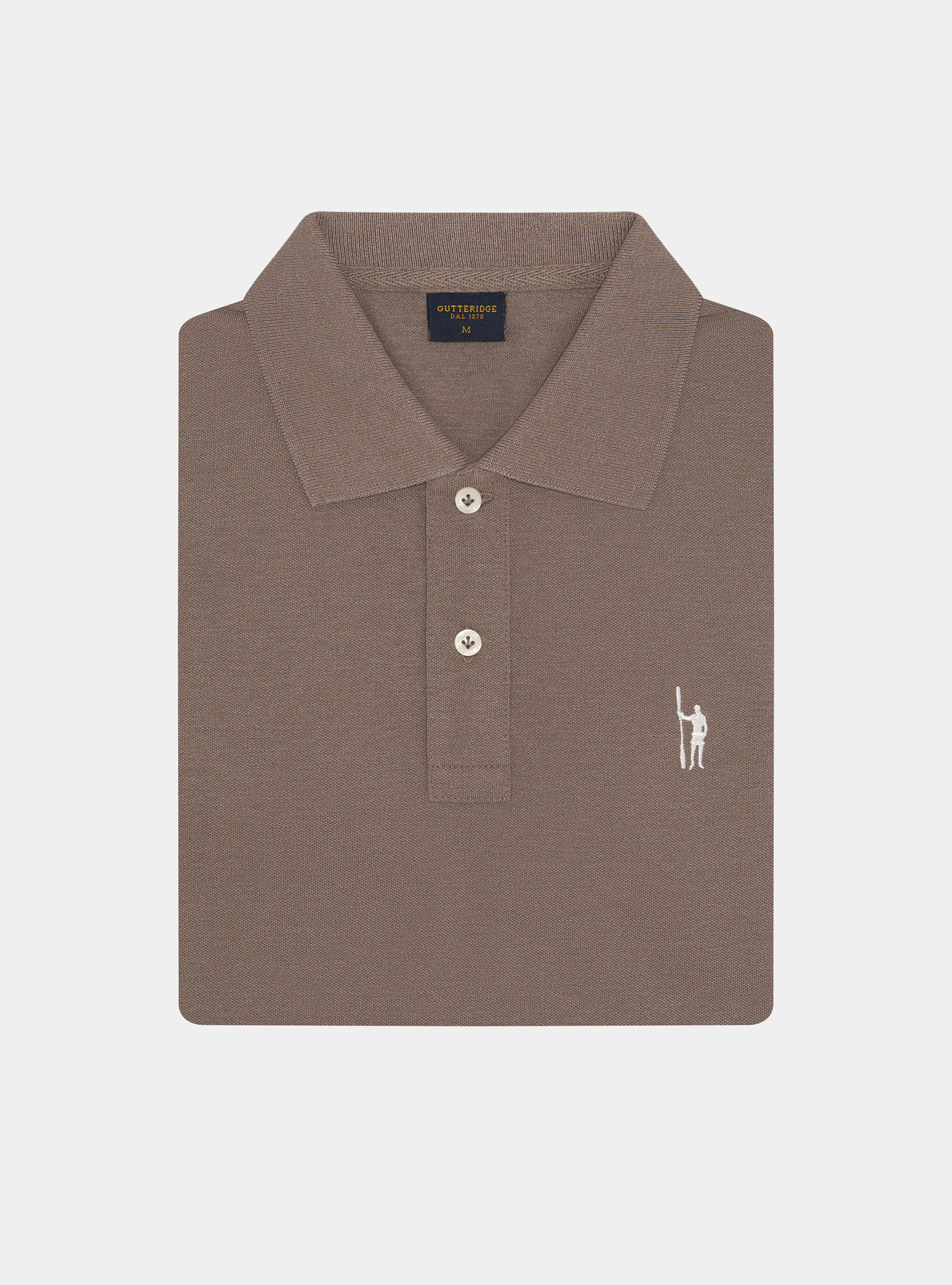 Classic piqu&eacute; polo shirt, MUD