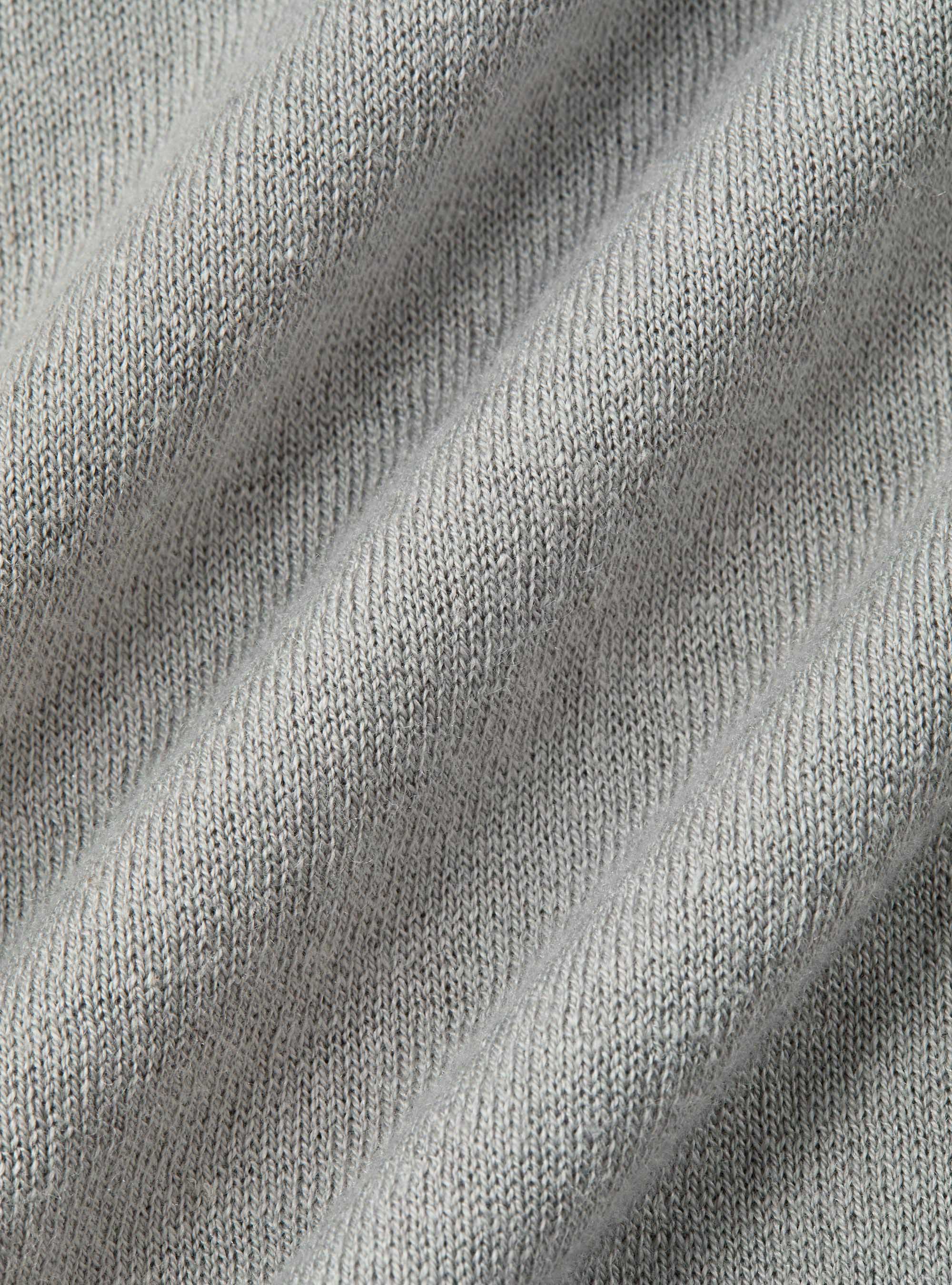 Cotton and silk crew neck sweater, PERLA 0178C