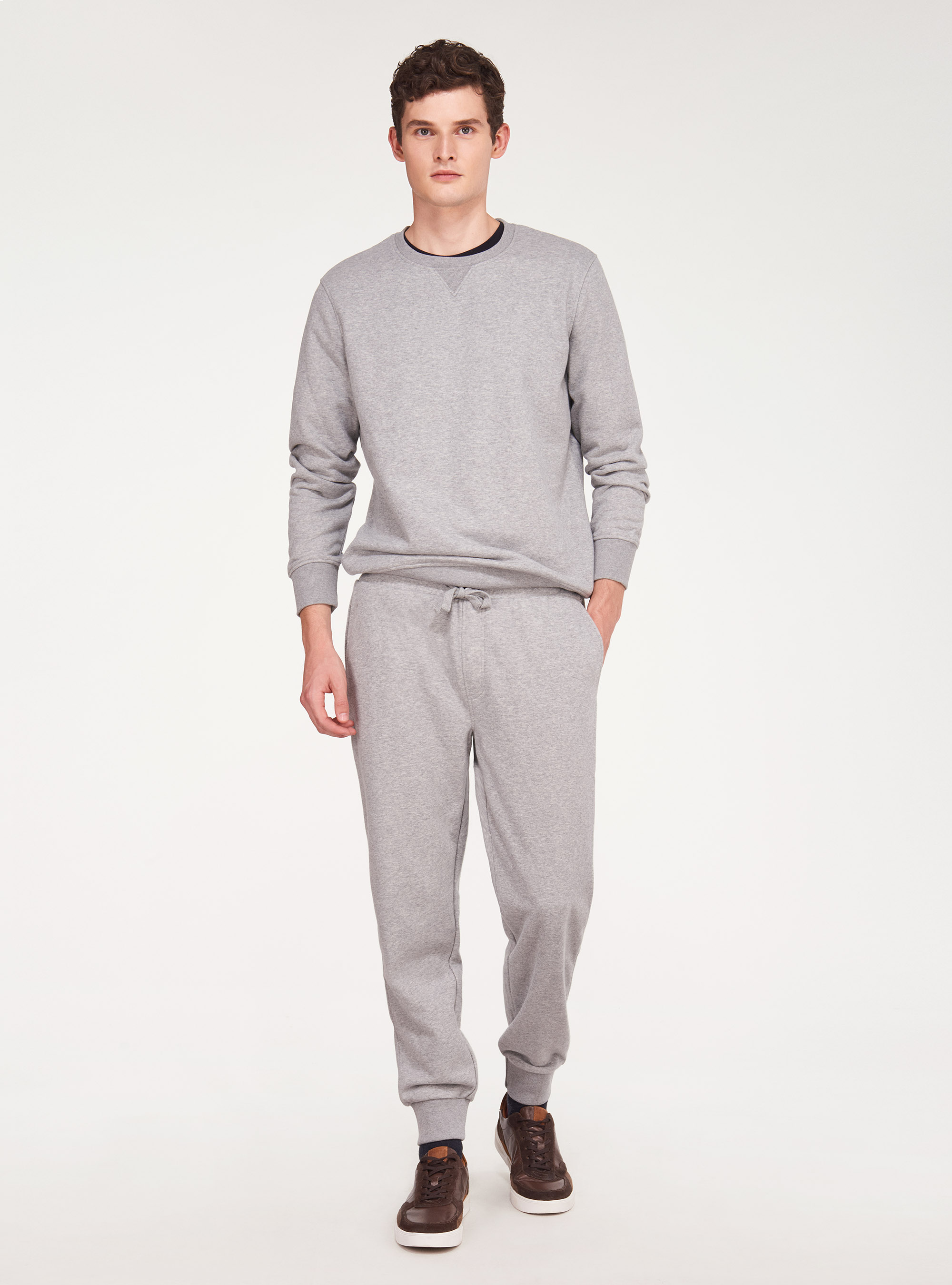 Fleece trousers, GREY
