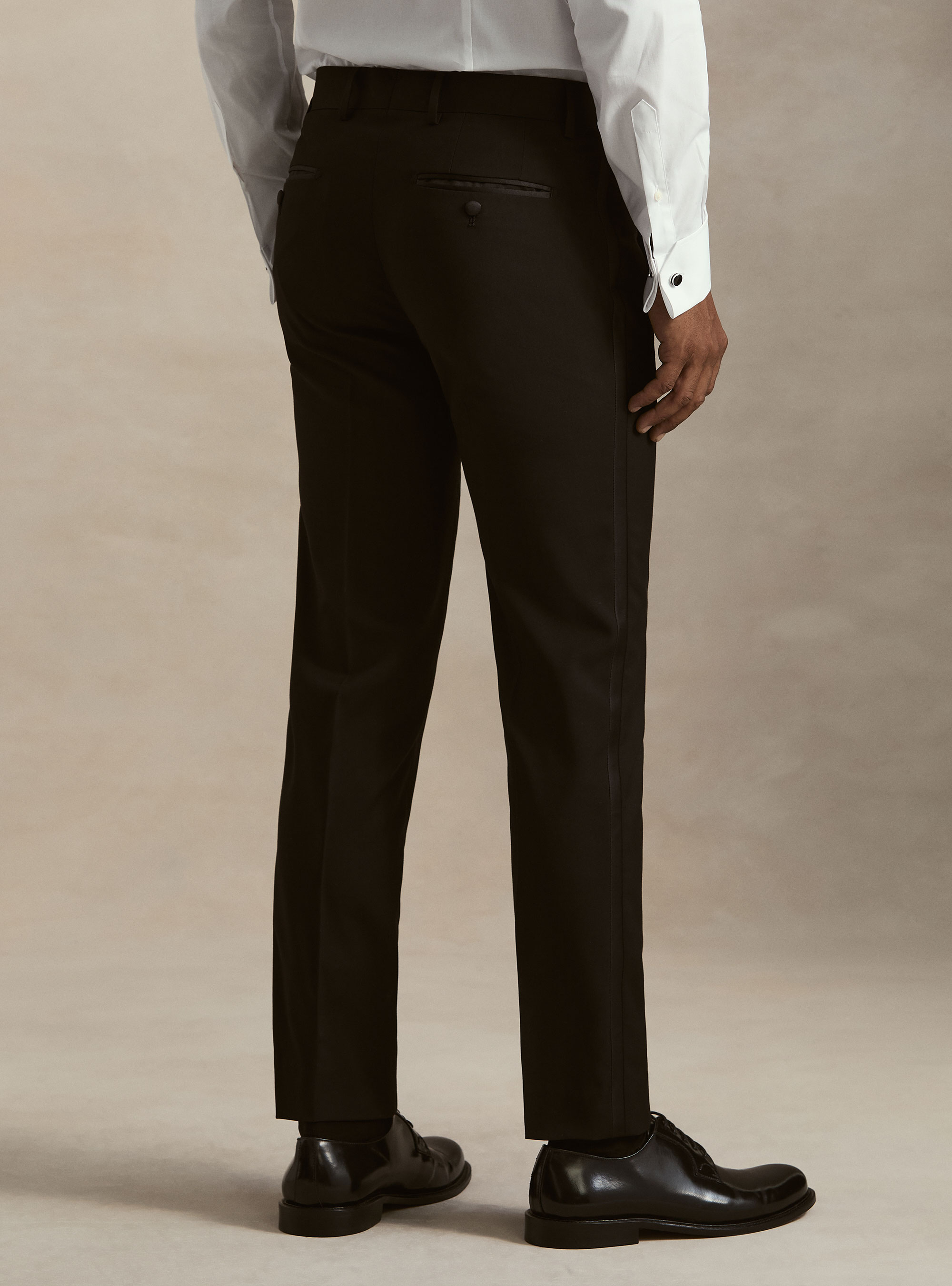 Pantalon de smoking, NOIR