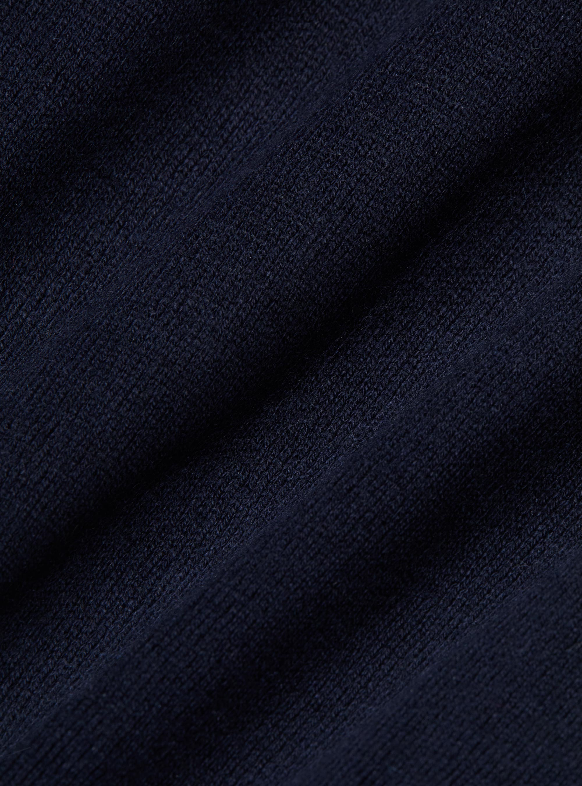 Gilet doppiopetto in maglia in cotone seta e cashmere, BLU NAVY