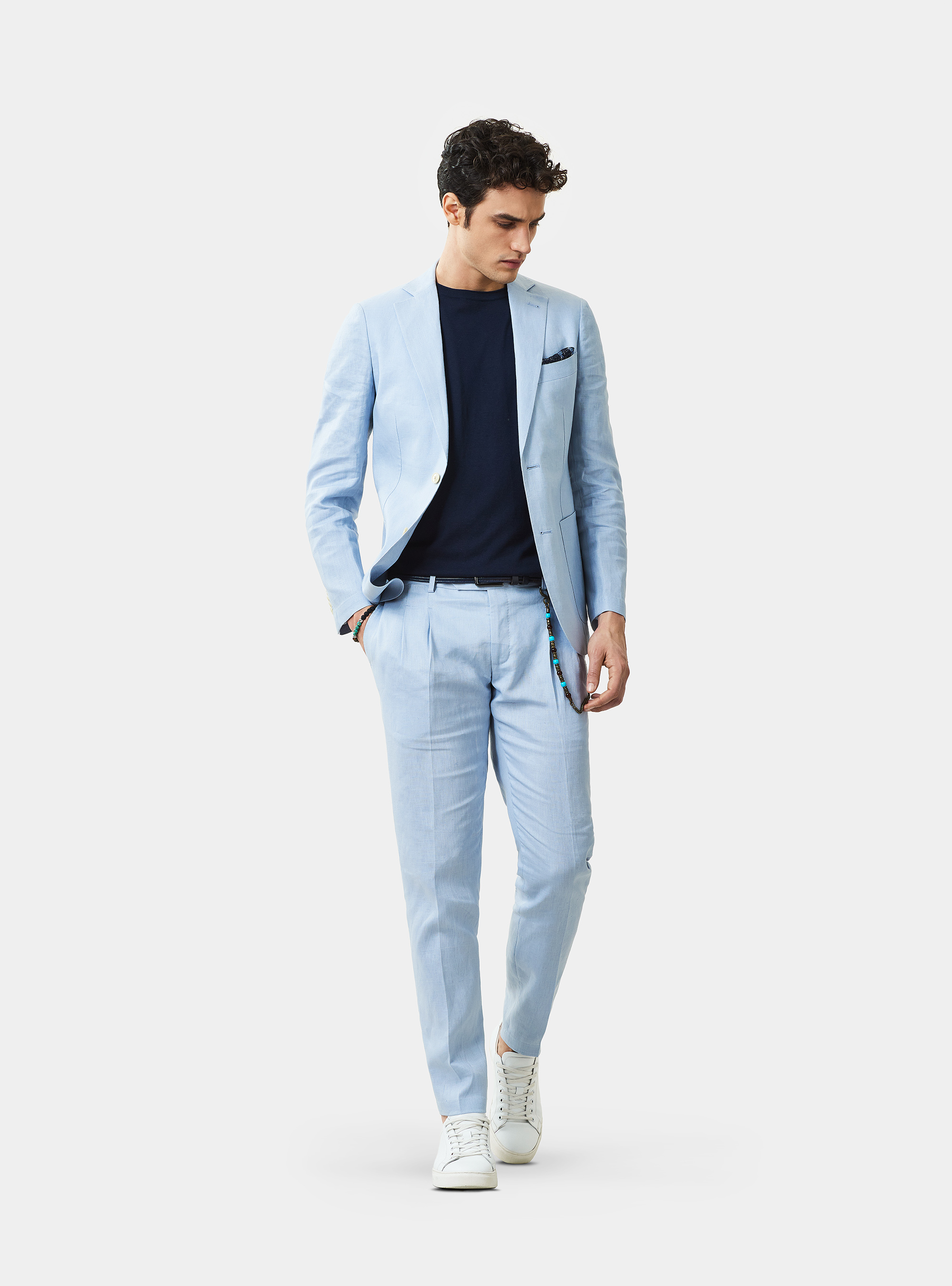 Pure Linen Suit Trousers