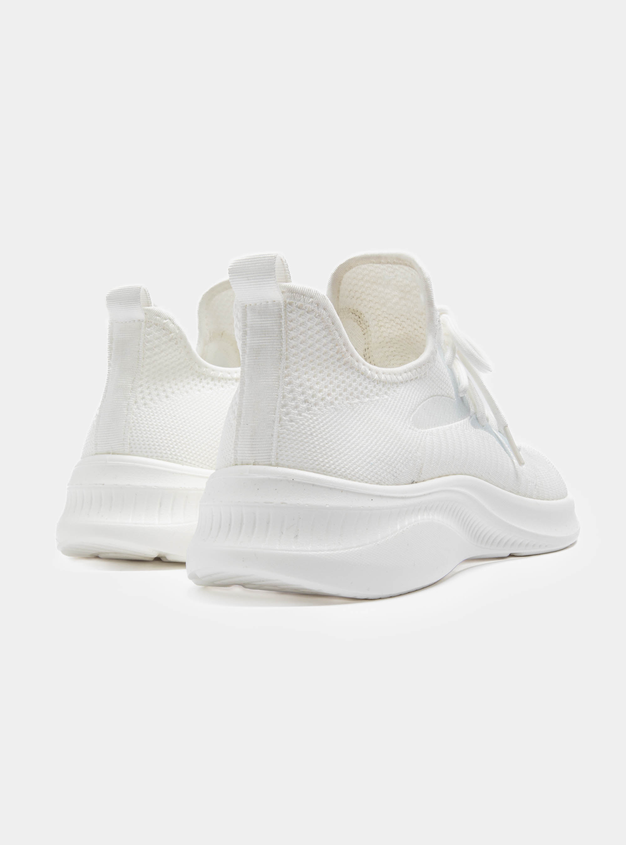 Sneakers in tessuto tecnico, BIANCO