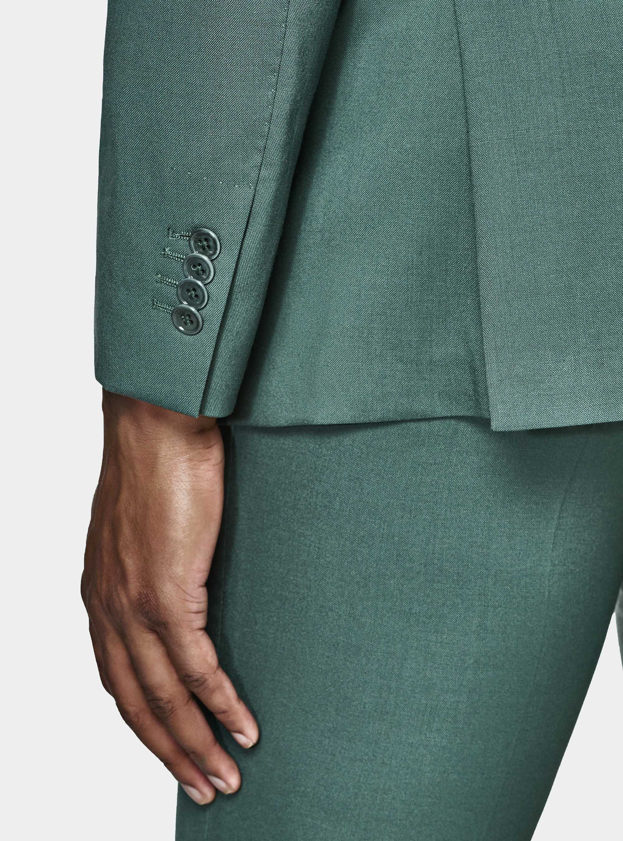Pure wool suit blazer Vitale Barberis Canonico, GREEN