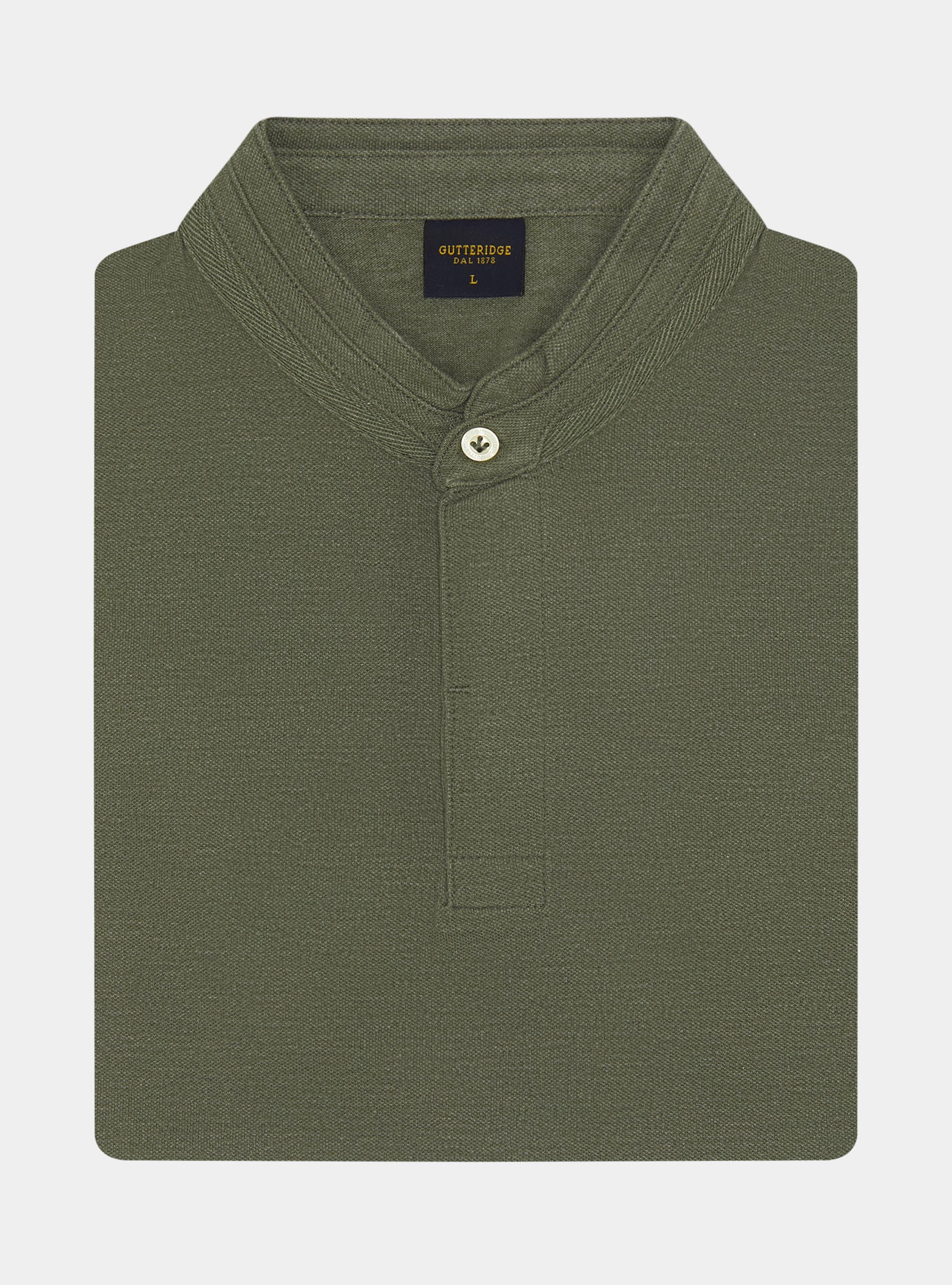 Polo en piqué coréen, SALVIA 0602C