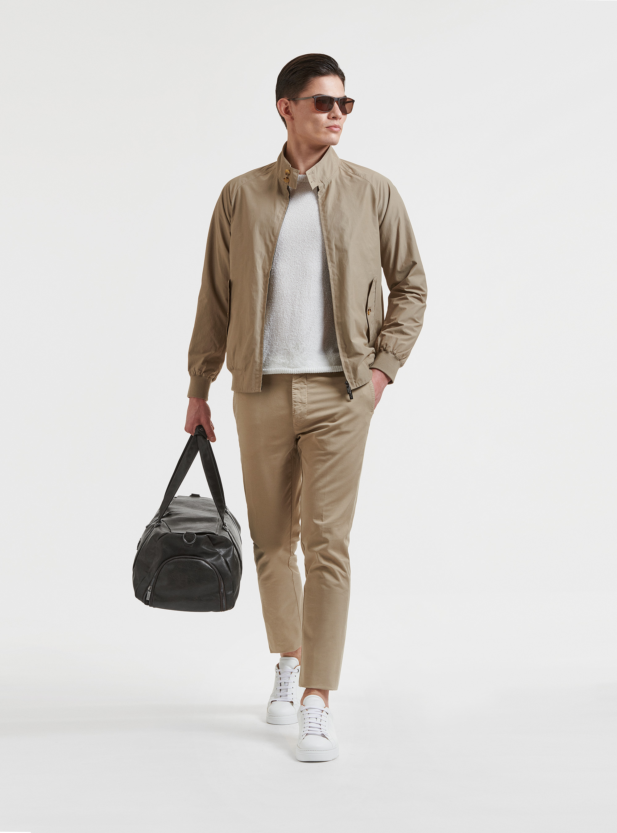 Bomber regular fit in misto cotone, FANGO