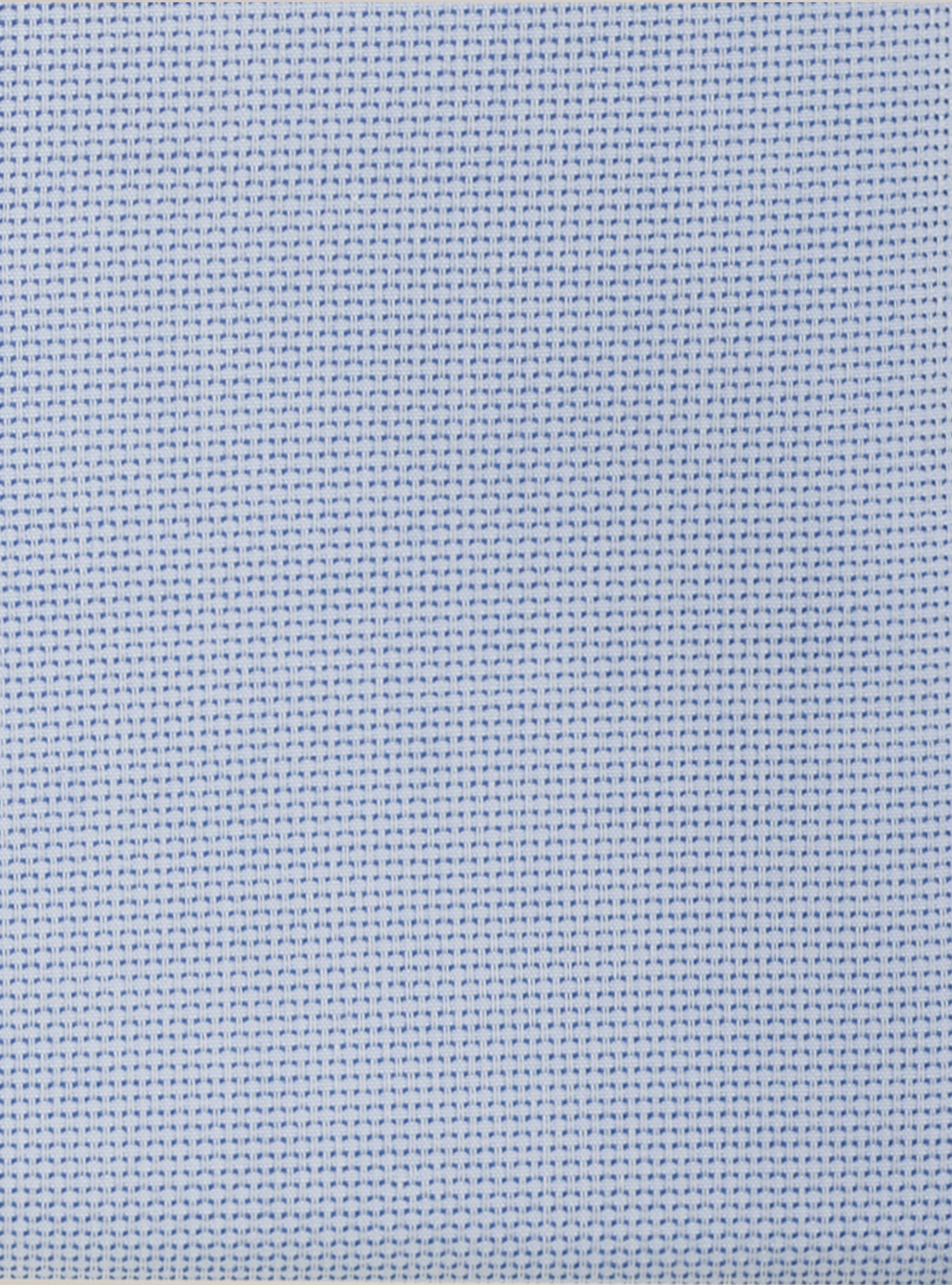 Semi-open french collar shirt in dobby cotton, LIGHT BLUE