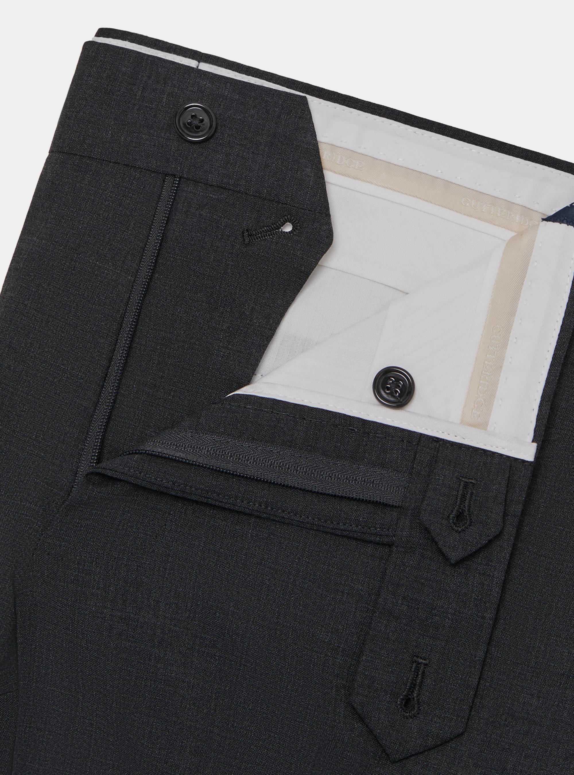 Suit trousers 100% wool super 120 | GutteridgeUS | Men's Suits