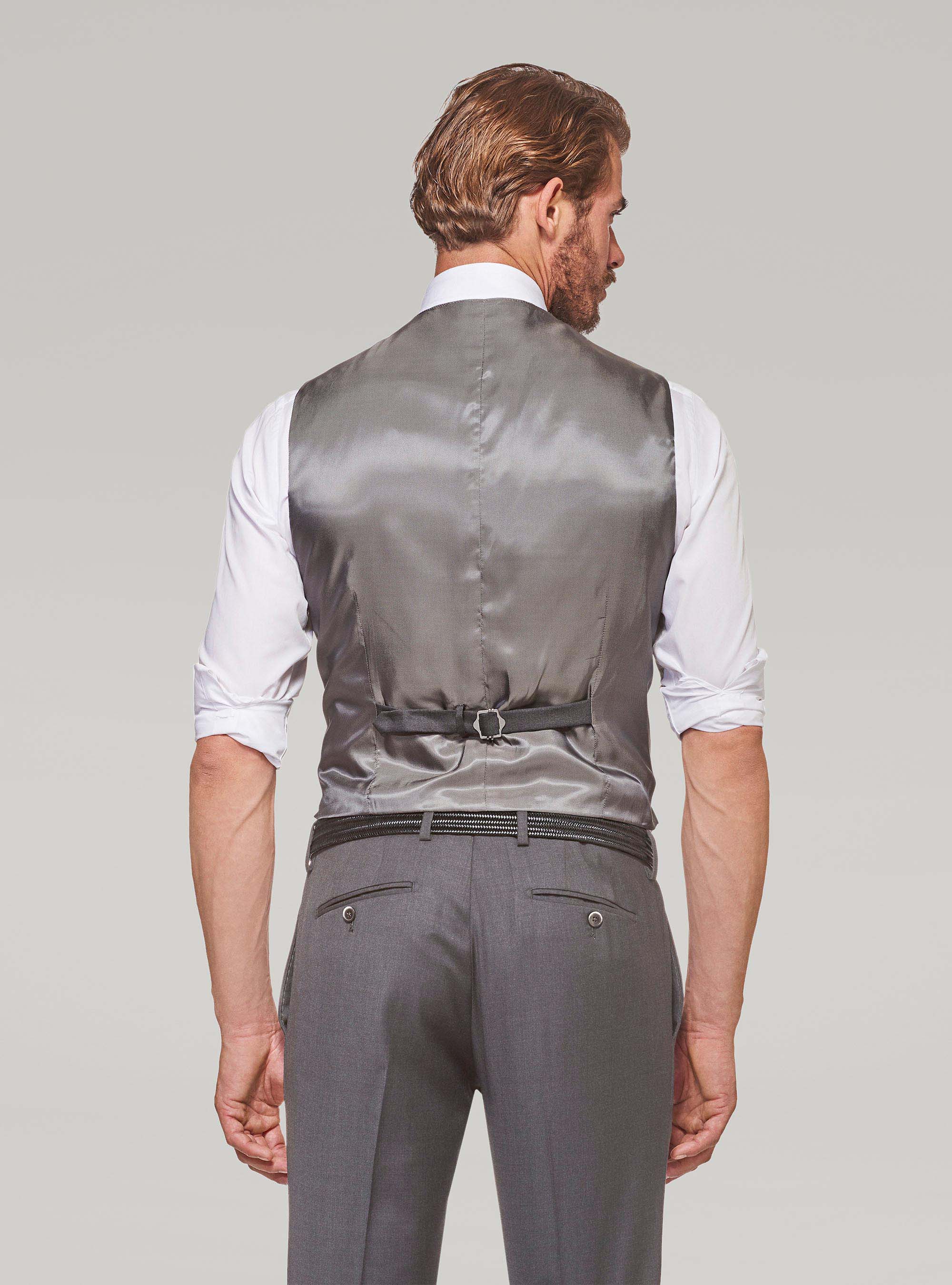 Gilet in lana, GRIGIO CHIARO