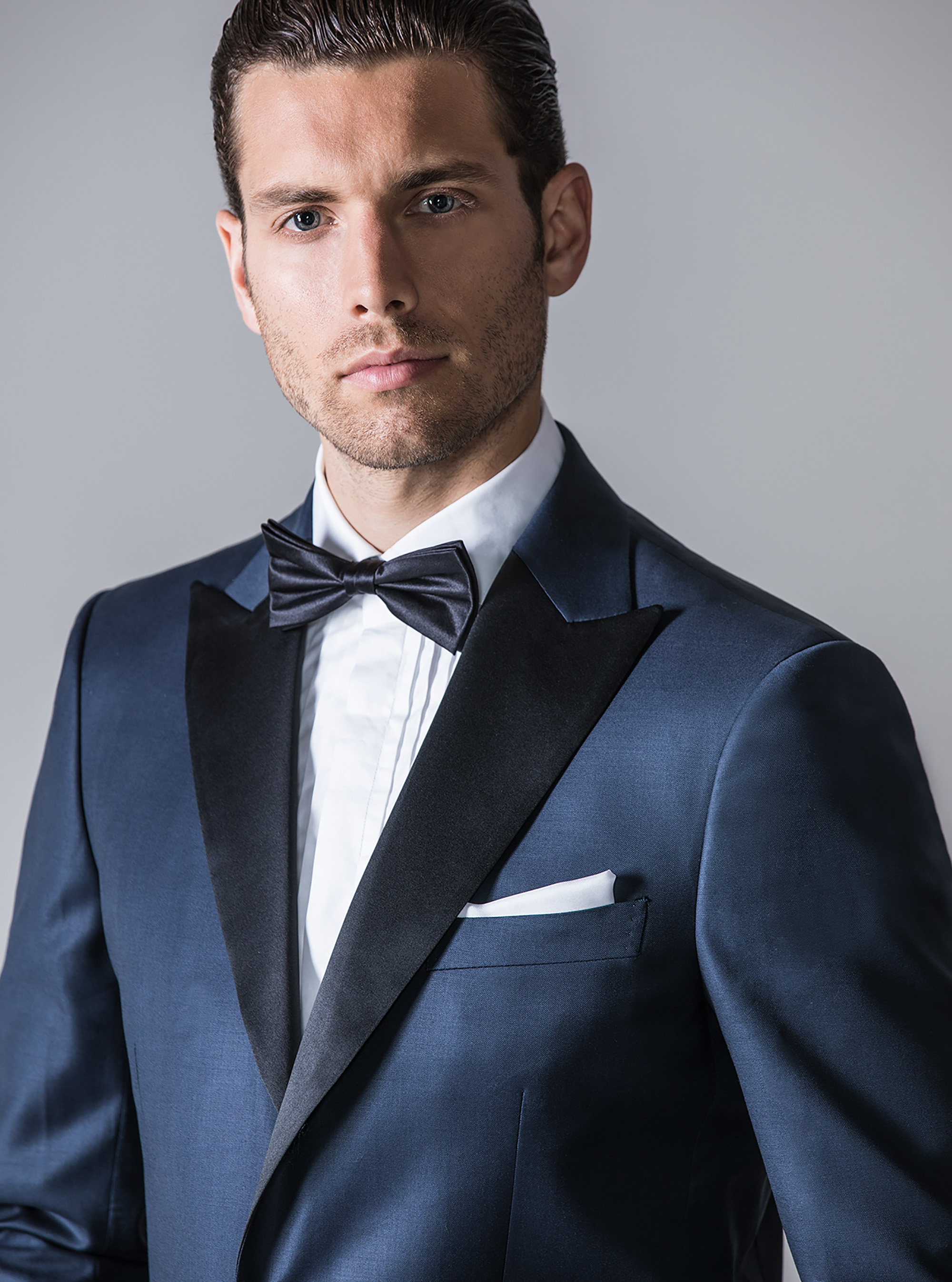 120's Superfine Wool Tuxedo, BLUE
