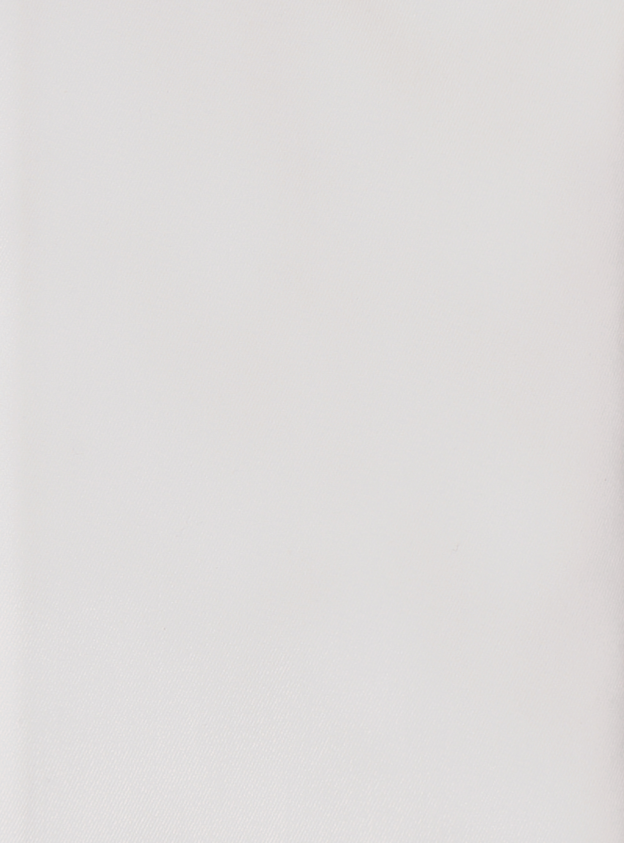 Camicia comfort fit classica in twill no iron, BIANCO