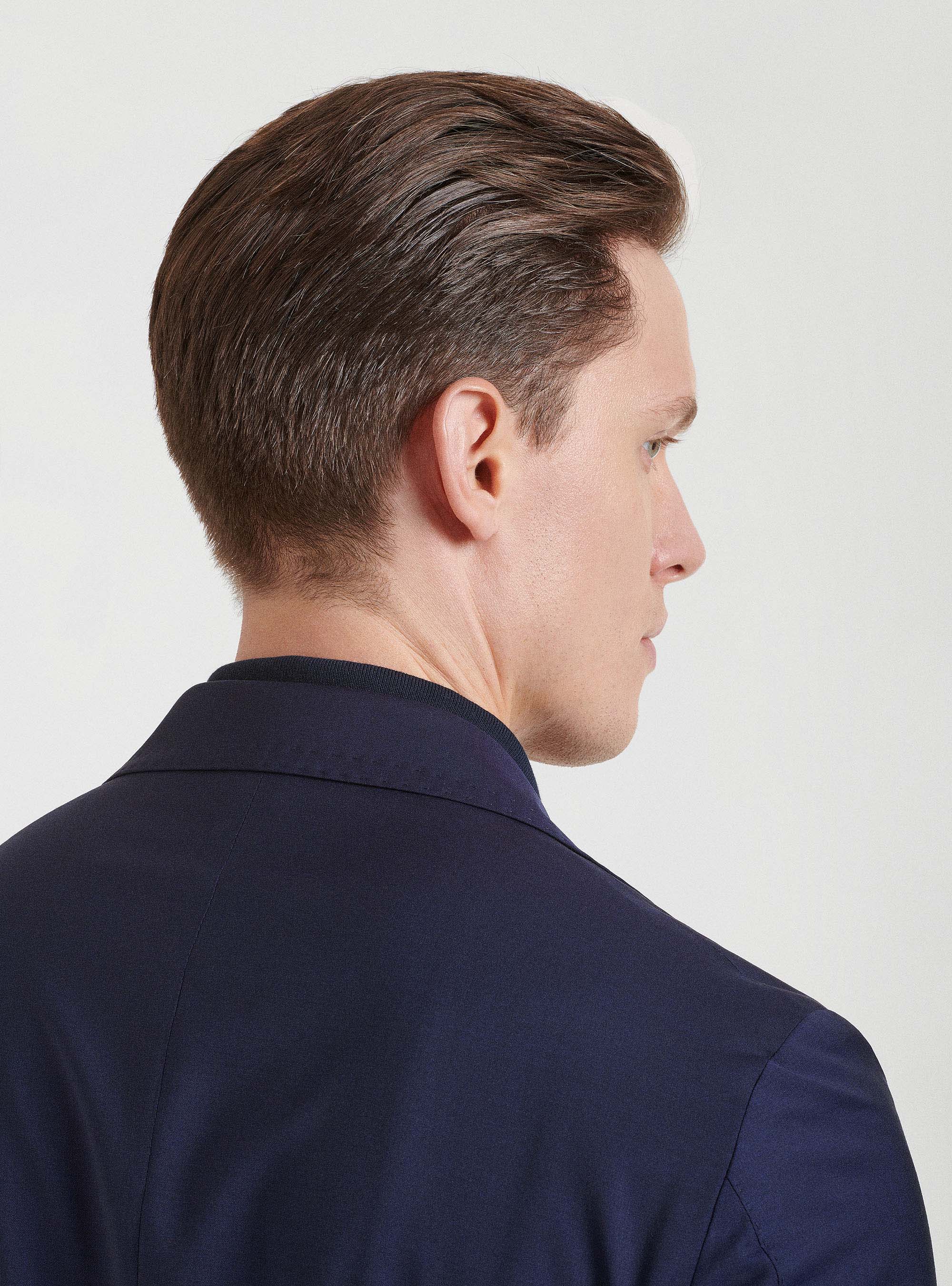 Veste de costume en pure laine superfine 130's Reda, BLEU MARINE