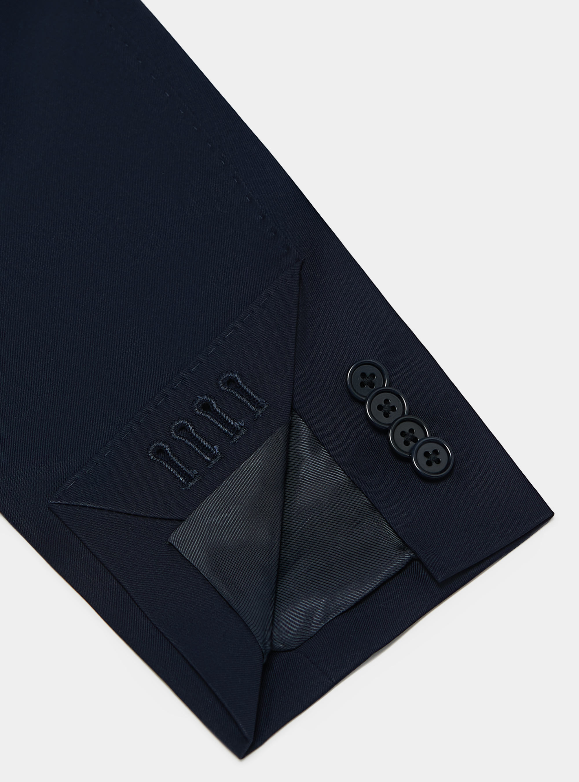 Pure 110's superfine wool blazer, NAVY BLUE