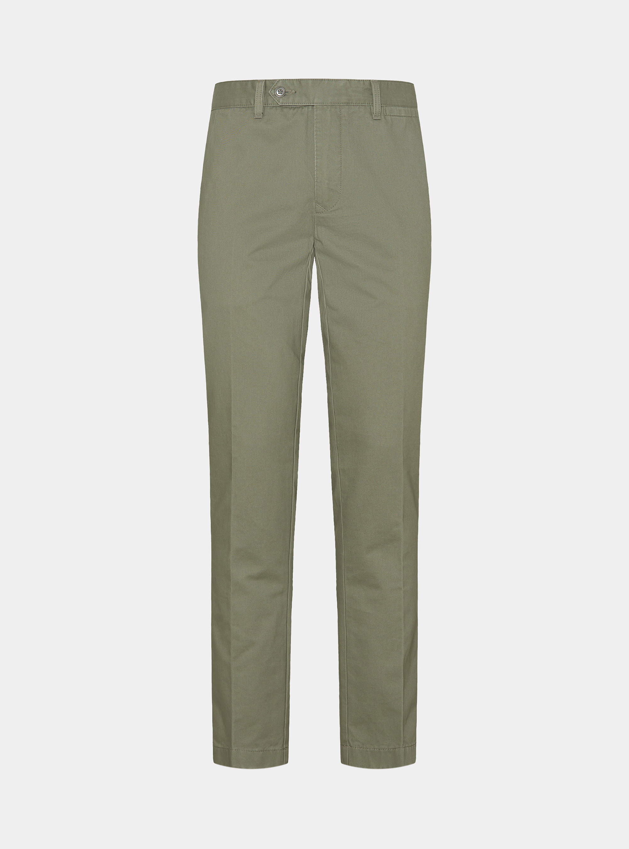 Cotton twill chino trousers, SALVIA 0602C