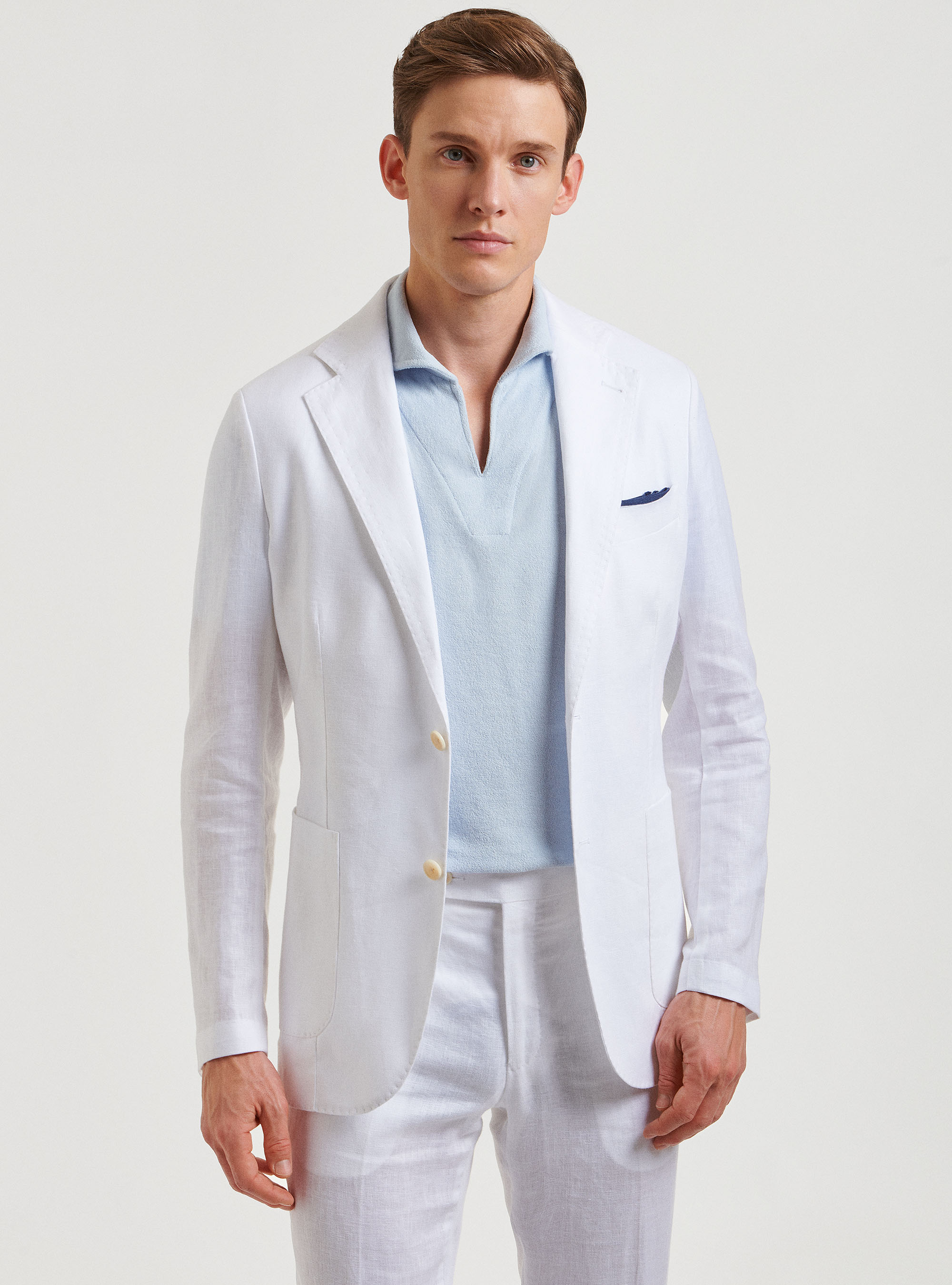 【SCENERITY】Poel Linen Summer Blazer Summer Linen Jacket, Loose Linen Blazer, Boho Style Flax