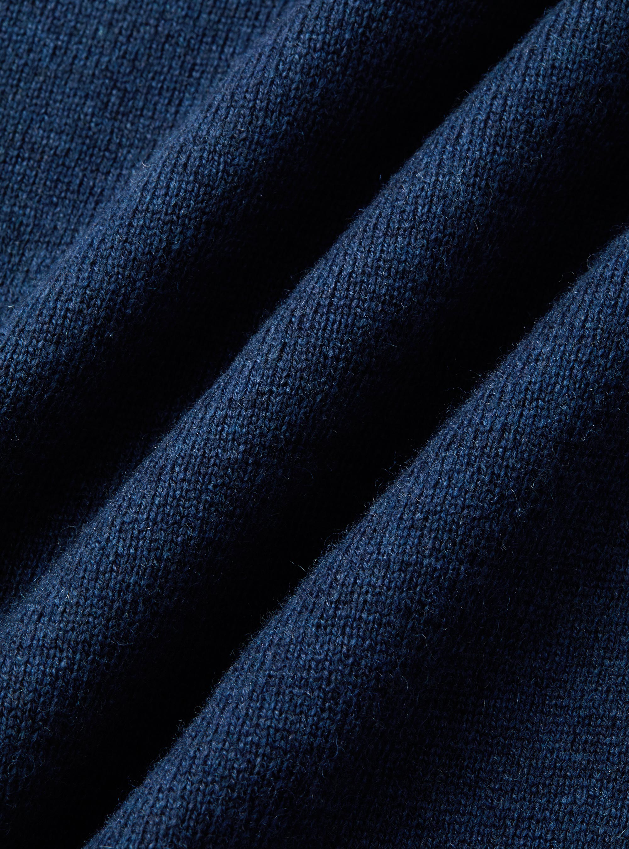 Girocollo in maglia in lana poliammide cashmere, INK