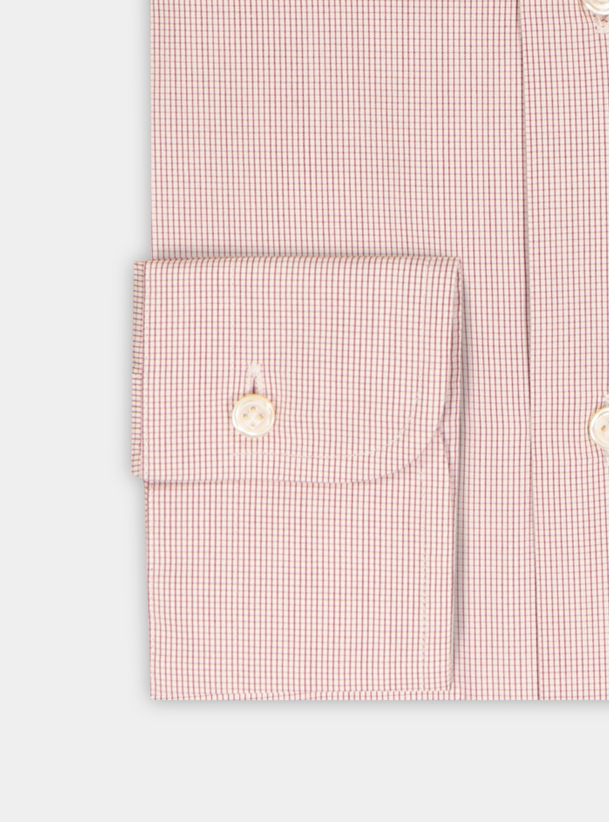 Mini checked shirt, RED