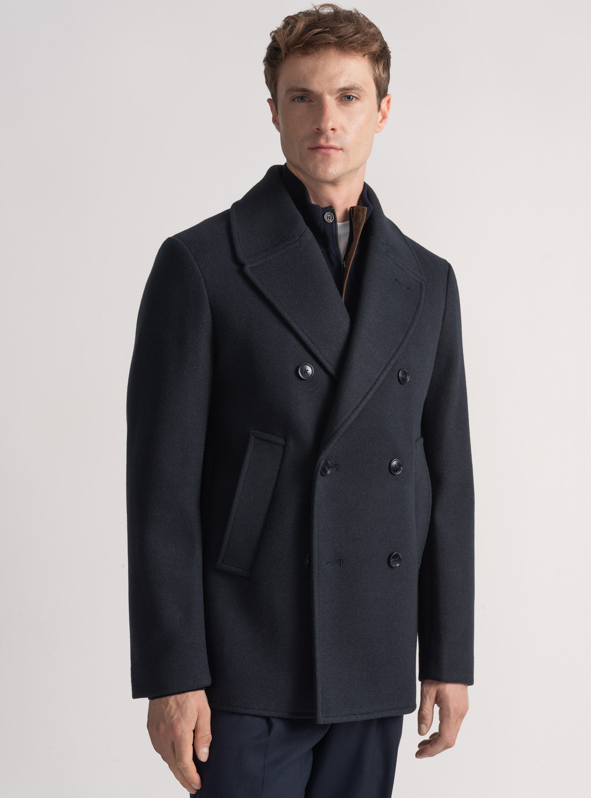 Peacoat tinta unita, BLU NAVY