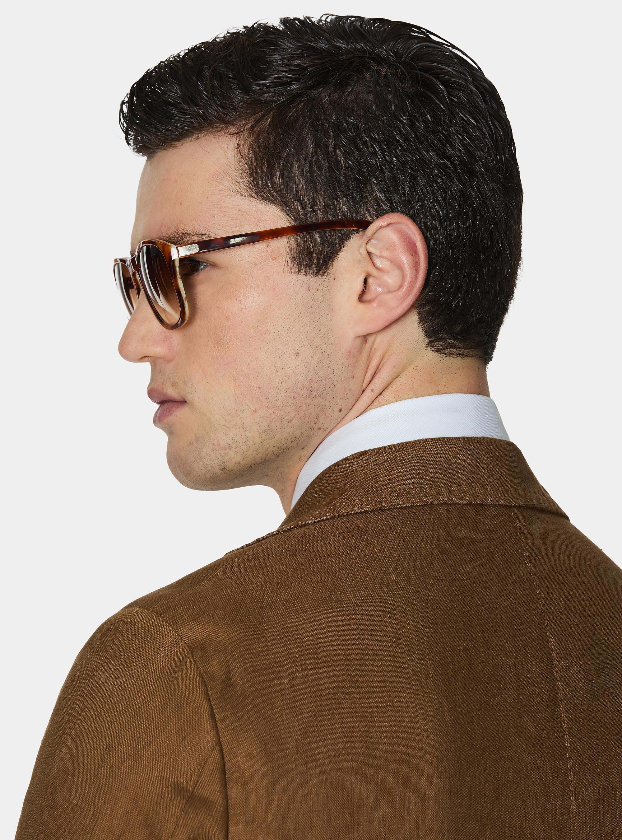 Pure linen suit blazer, MULTICOLOR