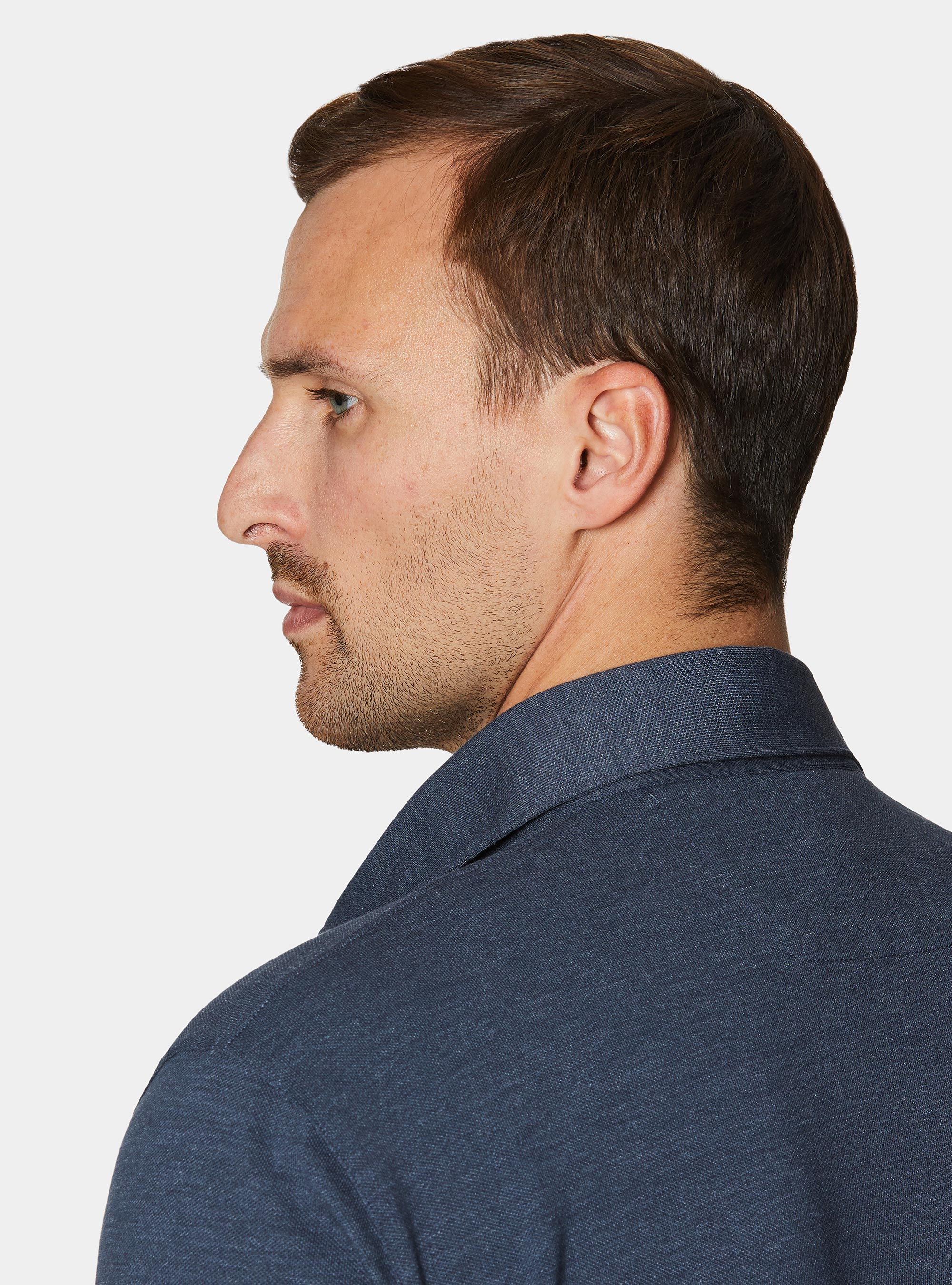 GT01 stretch pique polo shirt, INK