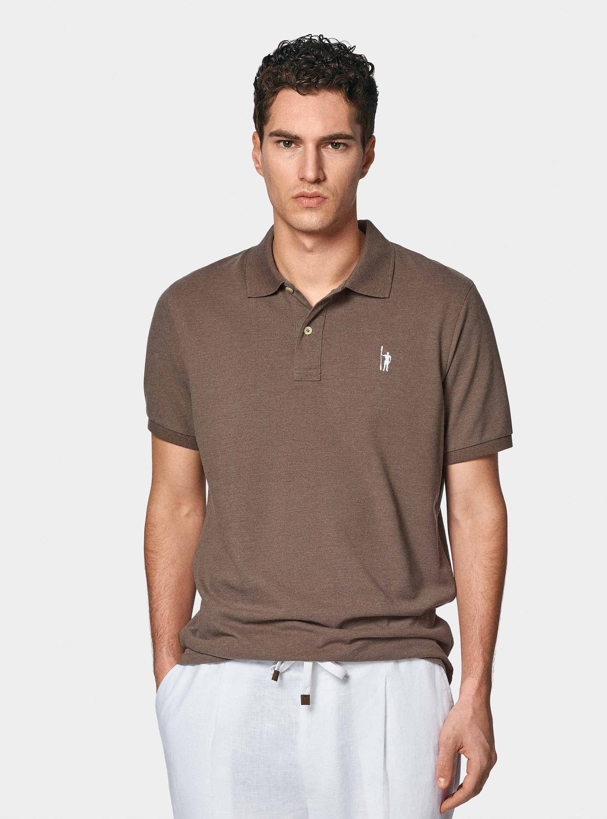 Polo classique en piqué, BOUE