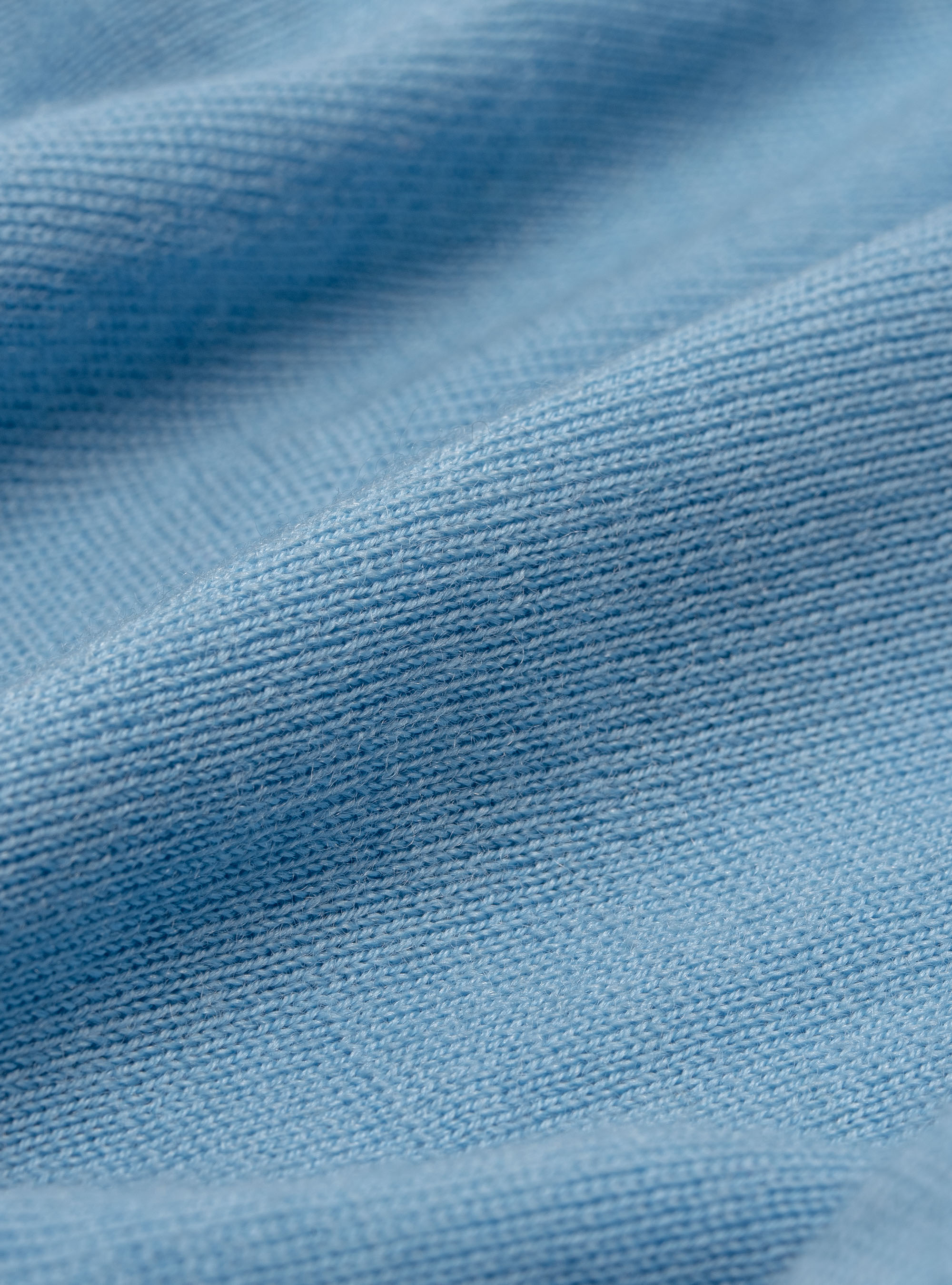 Dolcevita in pura lana merino, AZZURRO