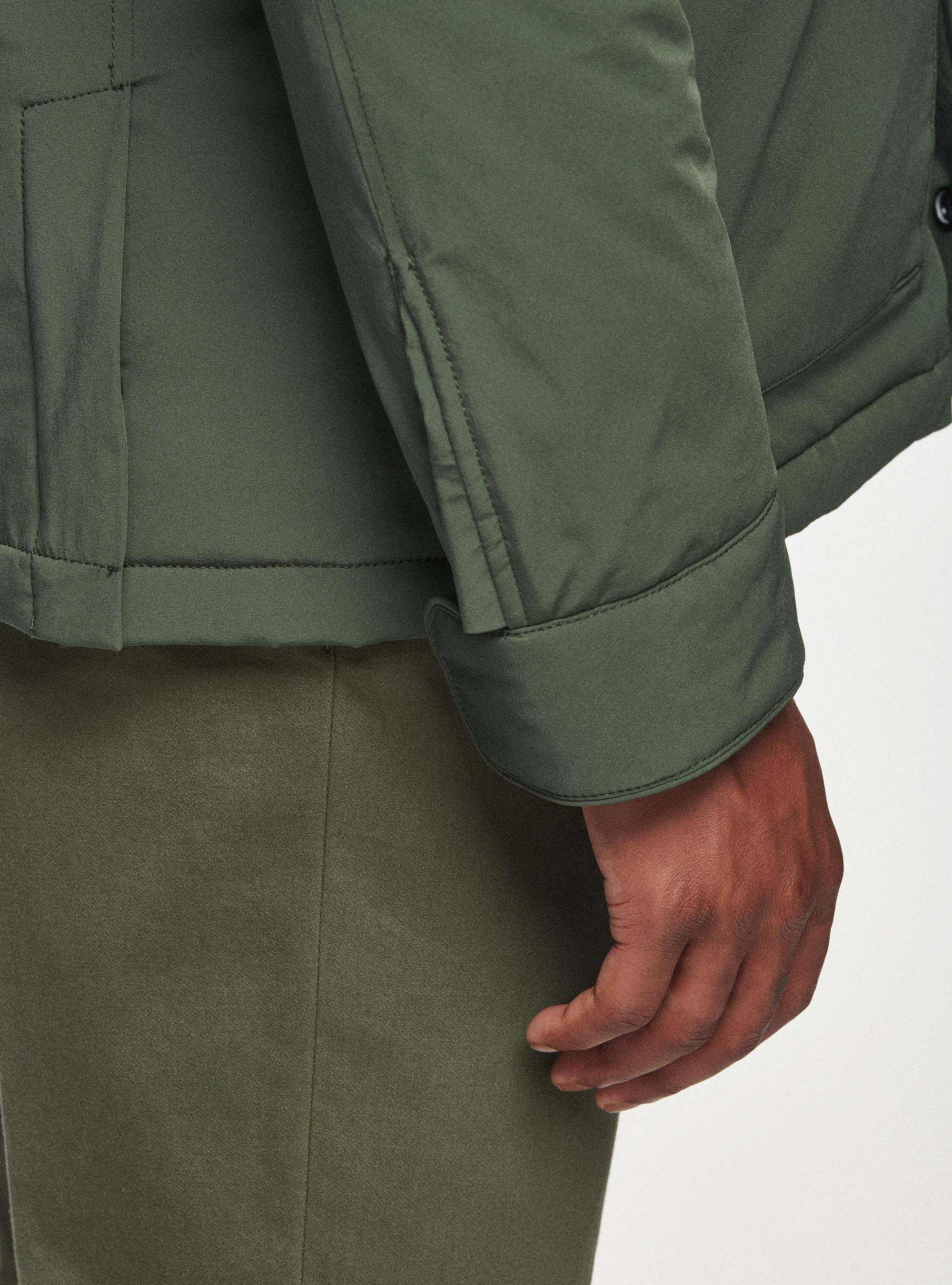 Field jacket con imbottitura riciclata, MILITARE 0609C