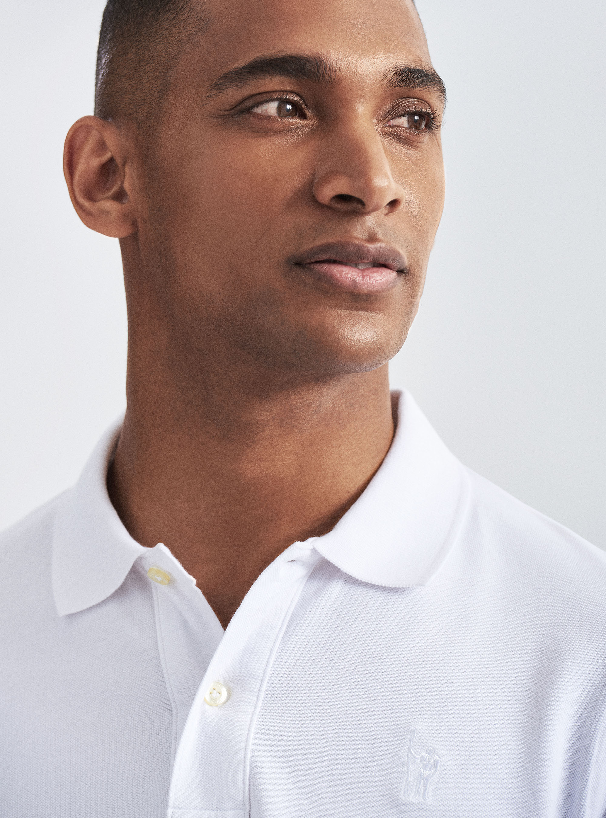 Klassisches Piqué-Poloshirt, BIANCO 0099C