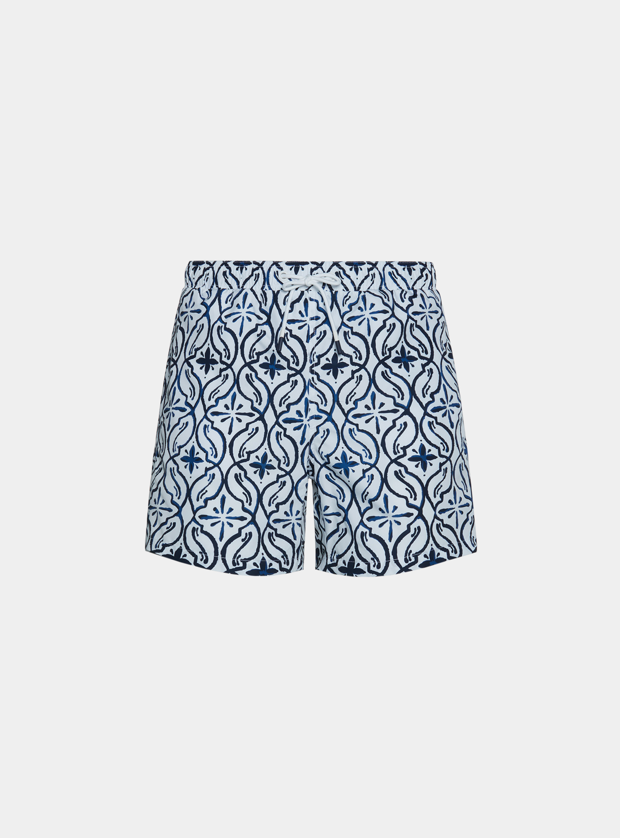 Costume da bagno stampa maioliche, BLU