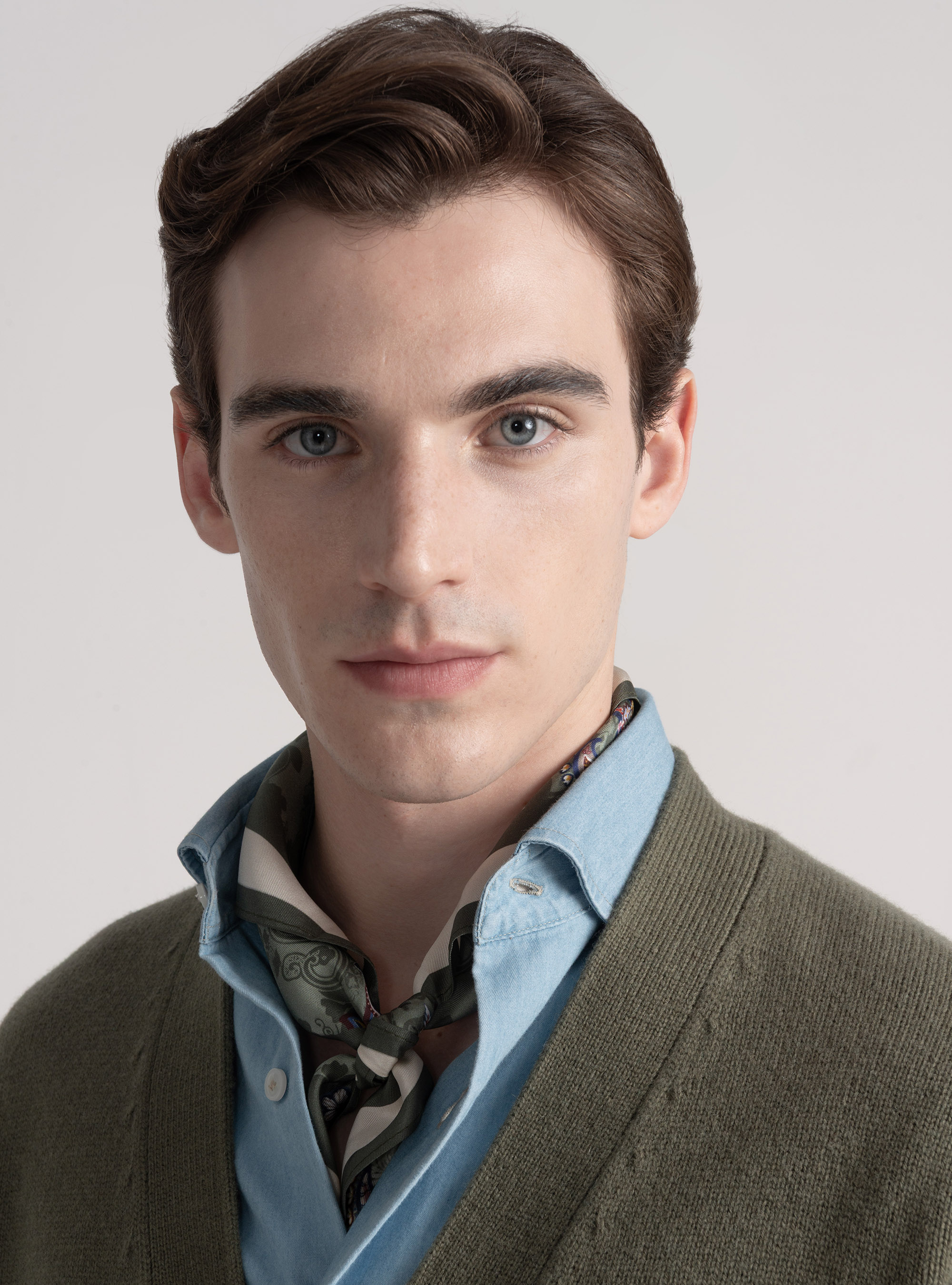 Cárdigan de lana y cachemira, SALVIA 0602C