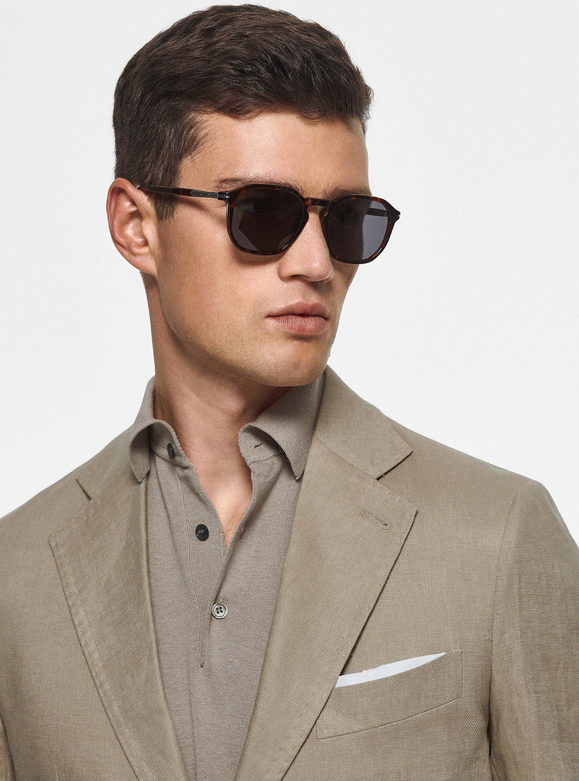 Pure linen blazer, MUD