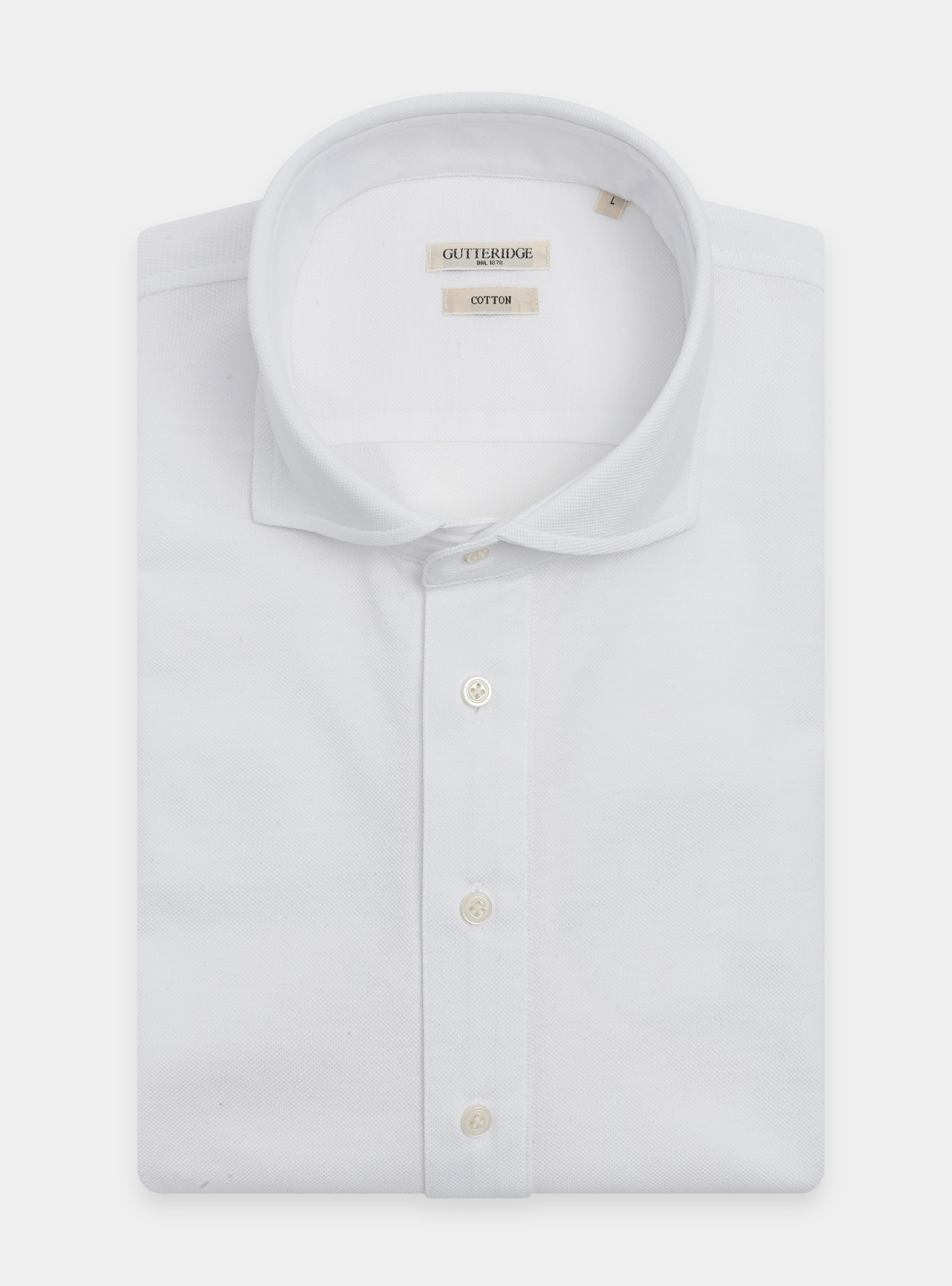 Piqué-Poloshirt, BIANCO 0099C