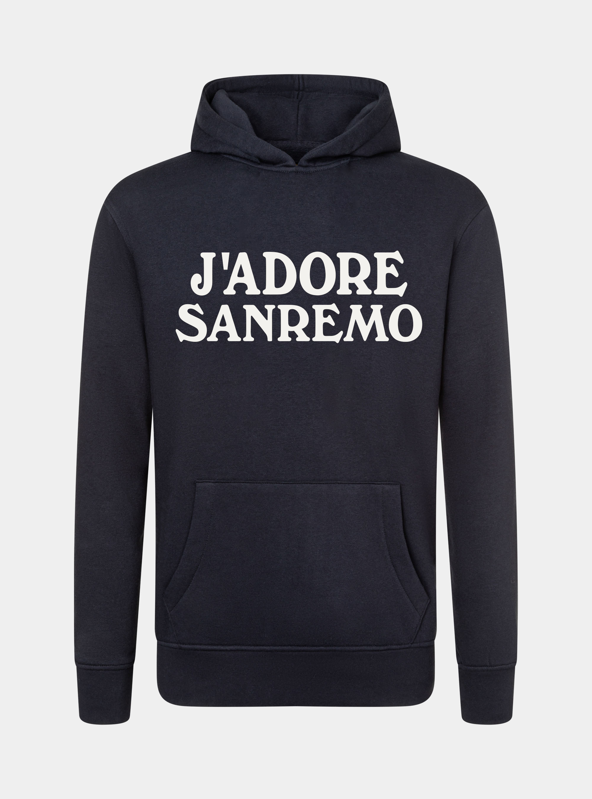 Felpa con cappuccio  jadore sanremo, NAVY BLUE