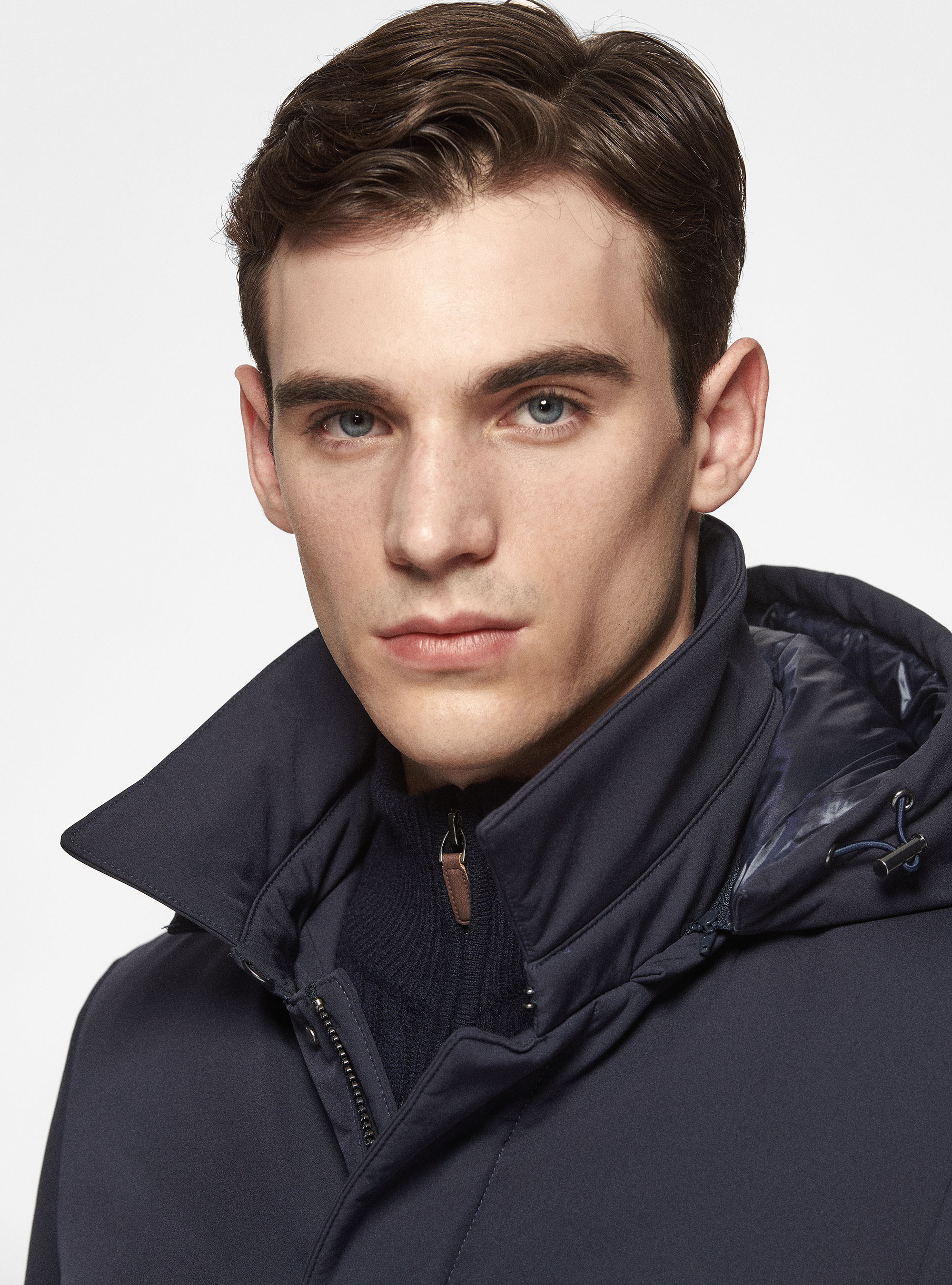 Parka tecnico con imbottitura 3M Thinsulate, BLU NAVY