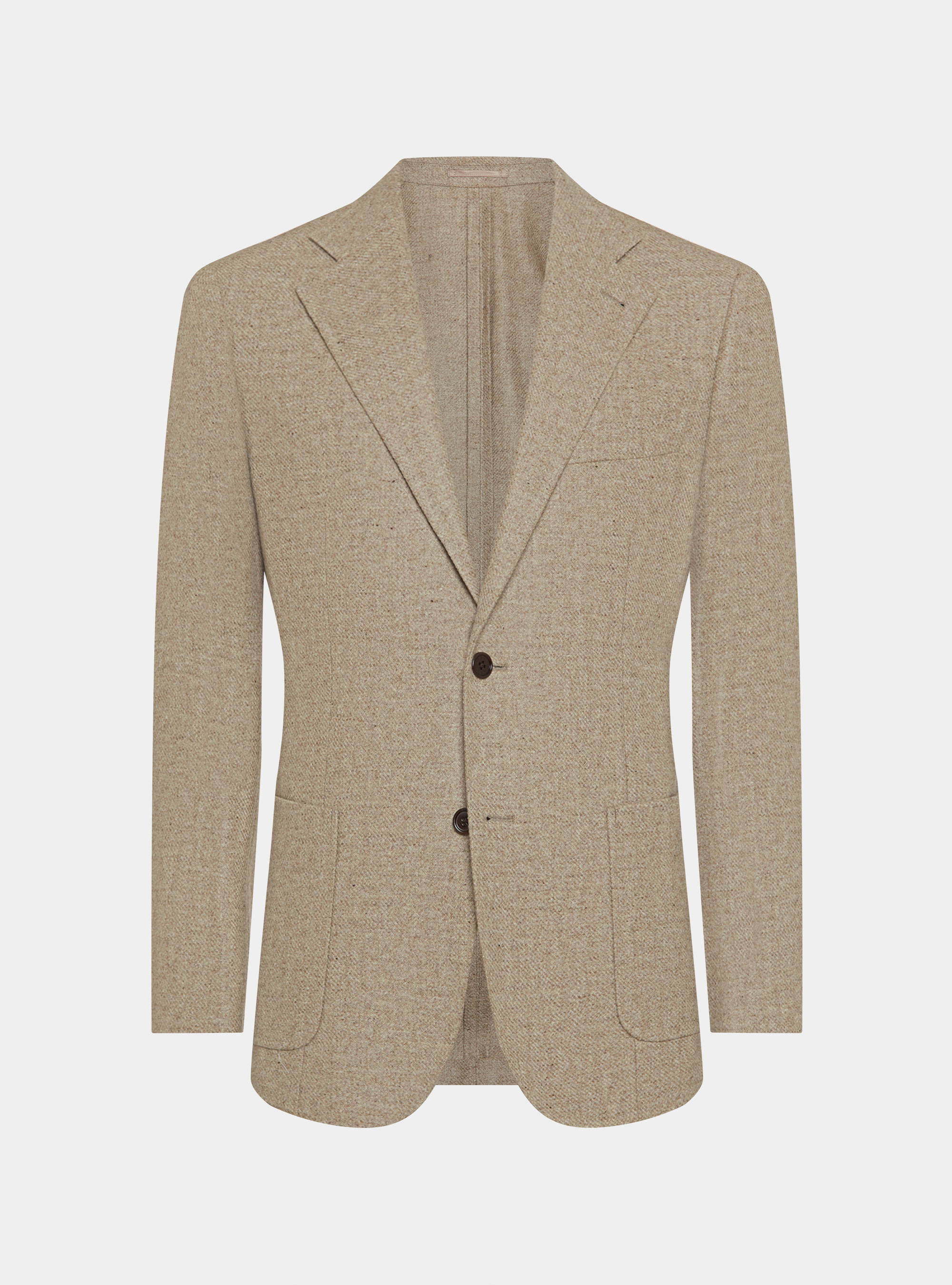 Lanificio di Pray cashmere wool blazer, SAND