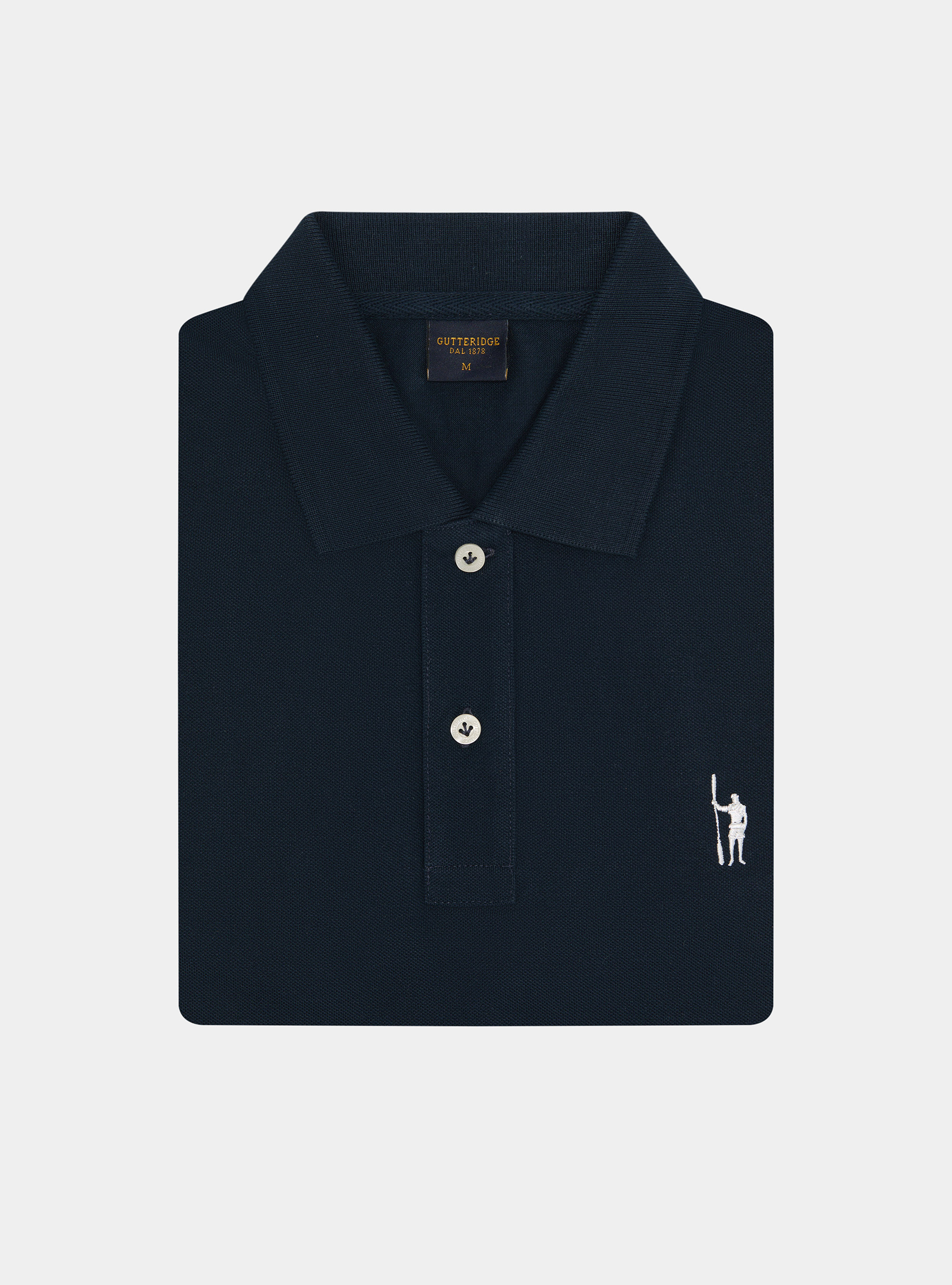 Classic piqu&eacute; polo shirt, NAVY BLUE