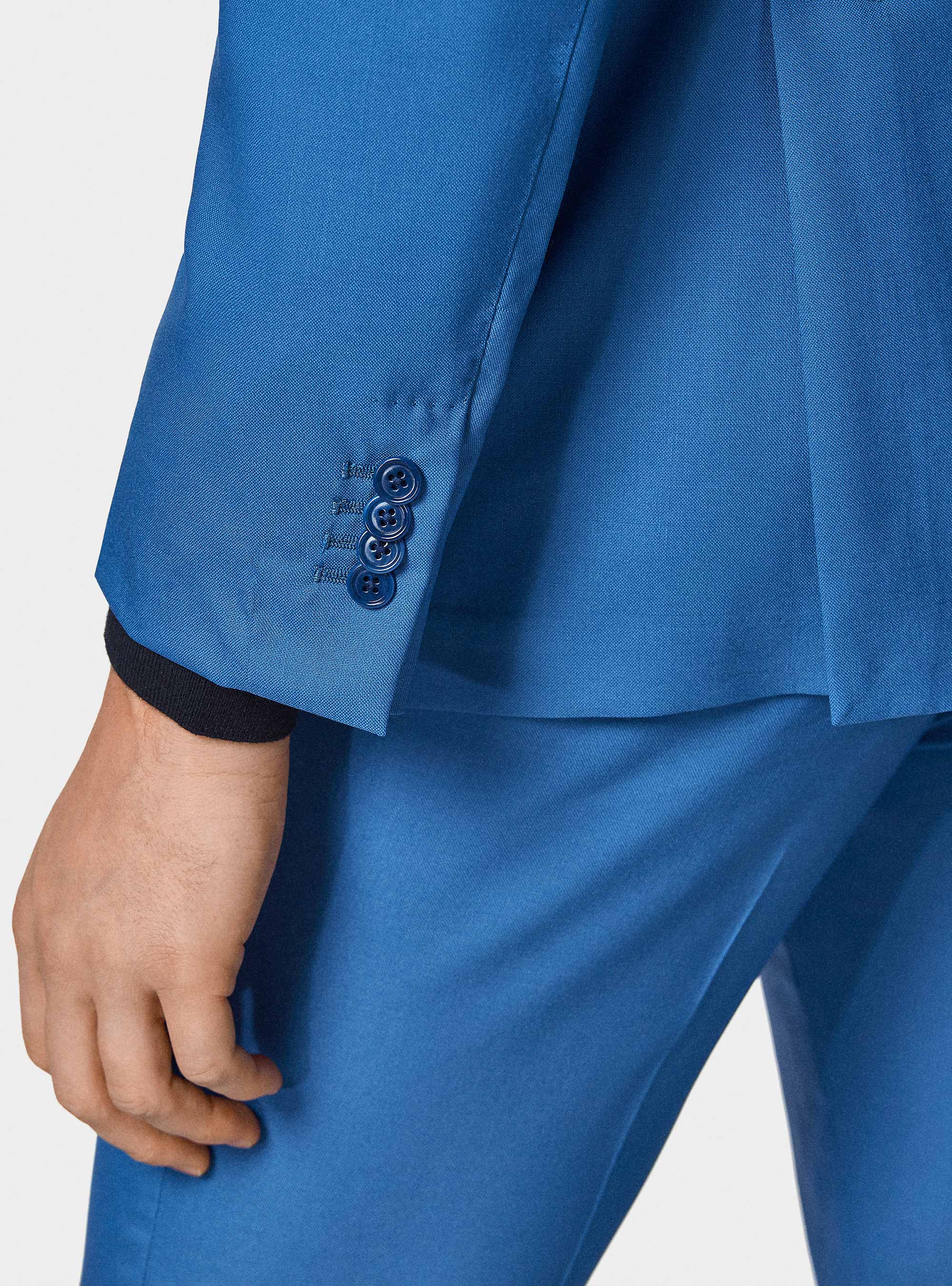 Pure wool suit blazer Vitale Barberis Canonico, 0226C CERULEO