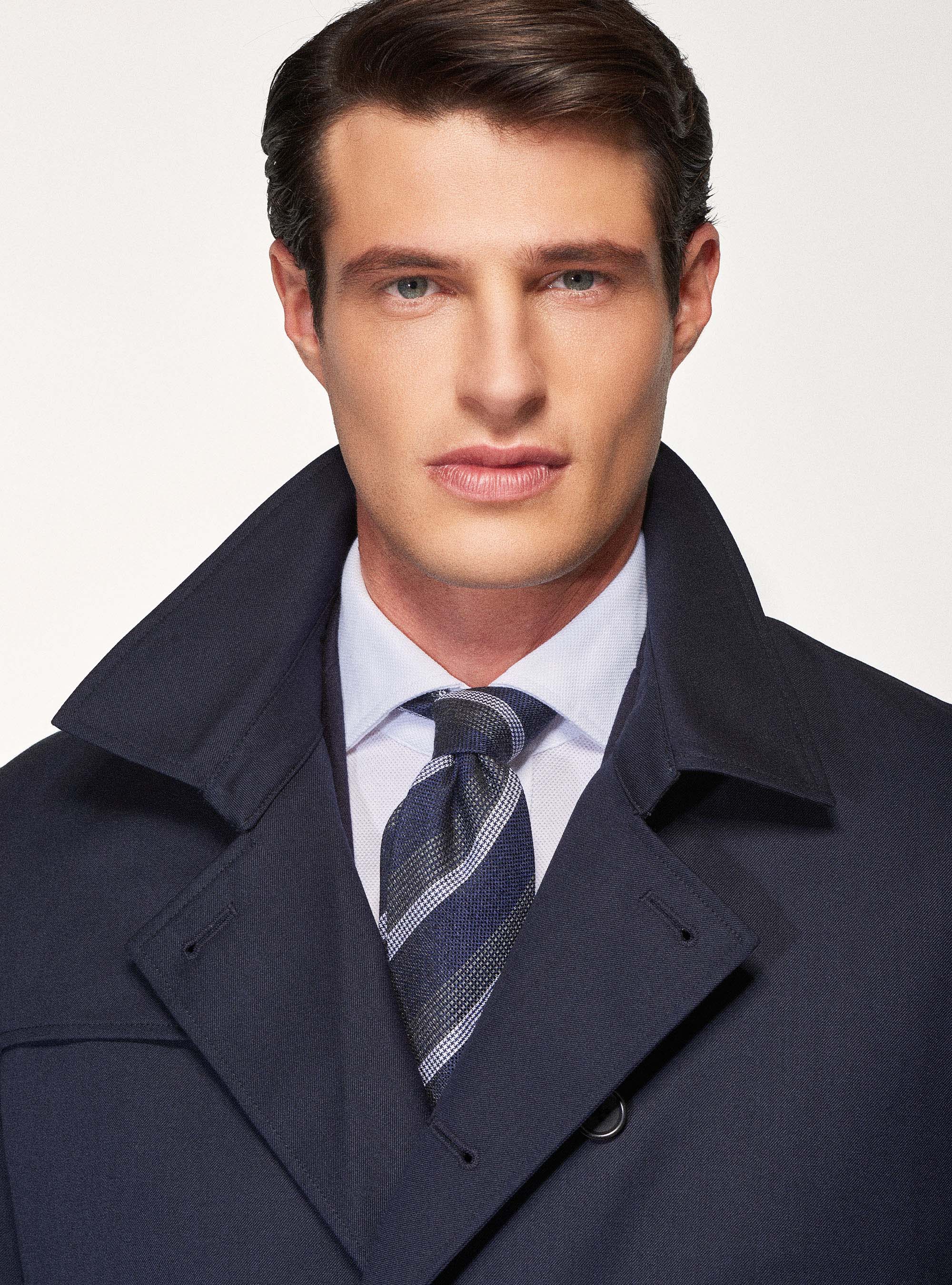 Trench classico in lana e cotone | Gutteridge | Uomo