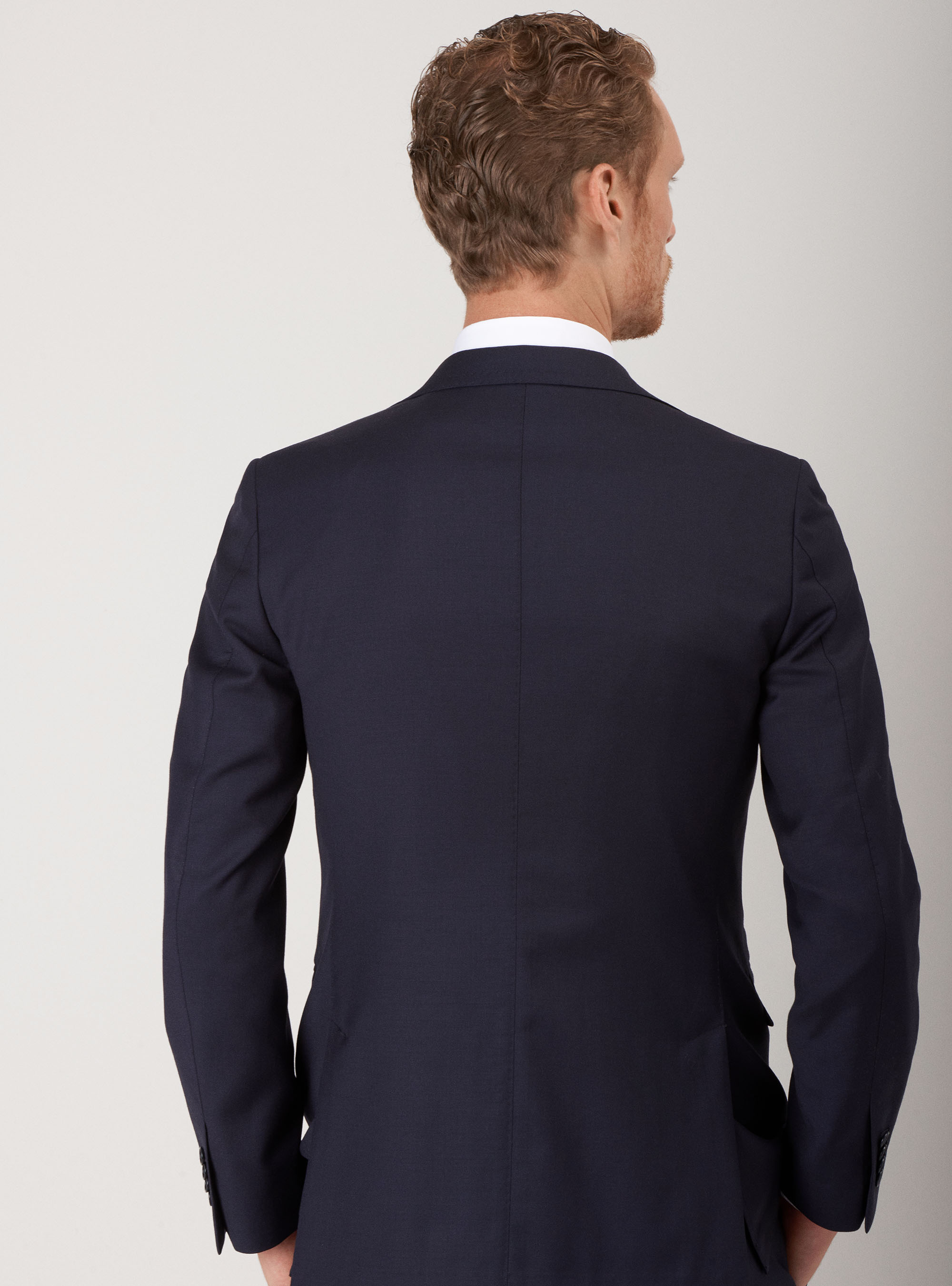 Giacca per abito in pura lana superfine 120's, BLU NAVY