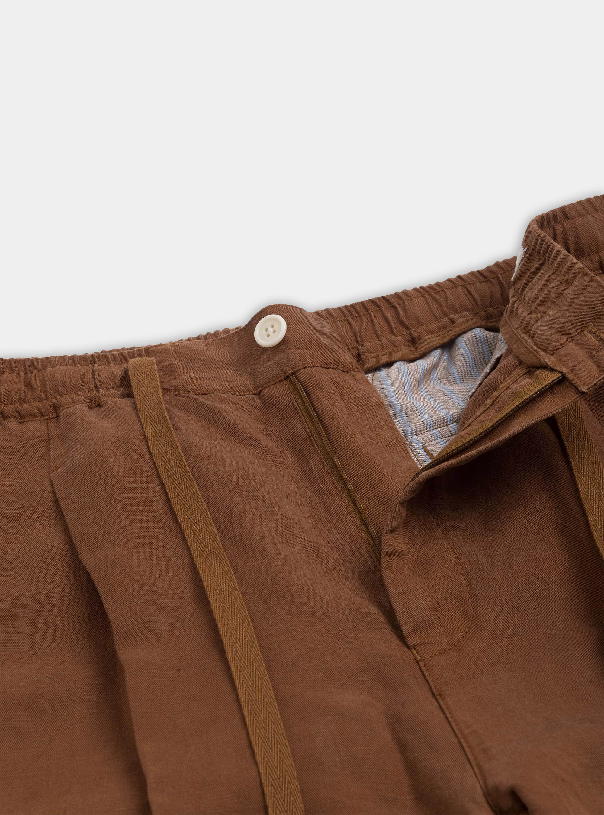 Garment-dyed bermuda shorts with drawstrings, MULTICOLOR