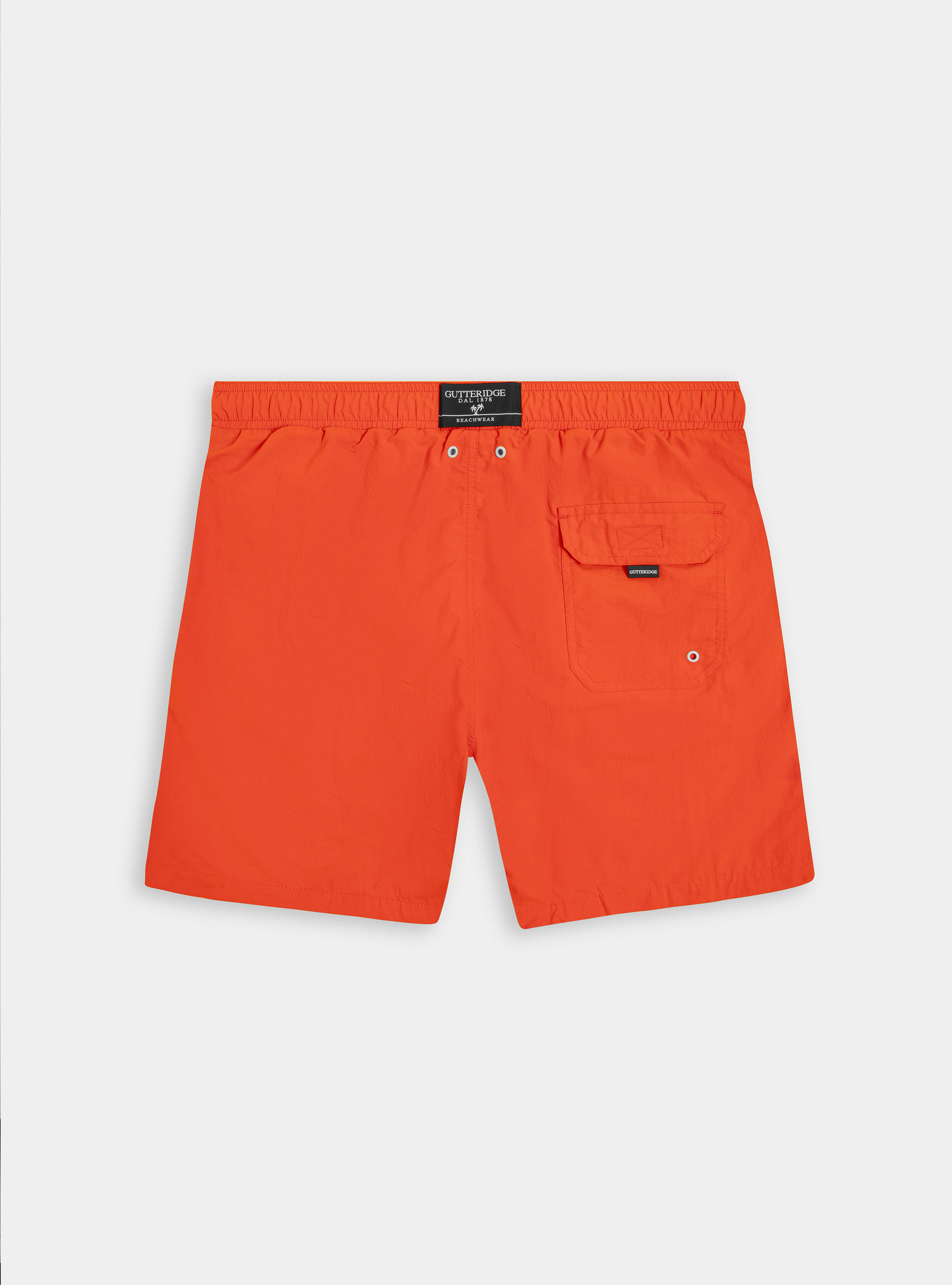 Basic plain swimwear, ORANGE