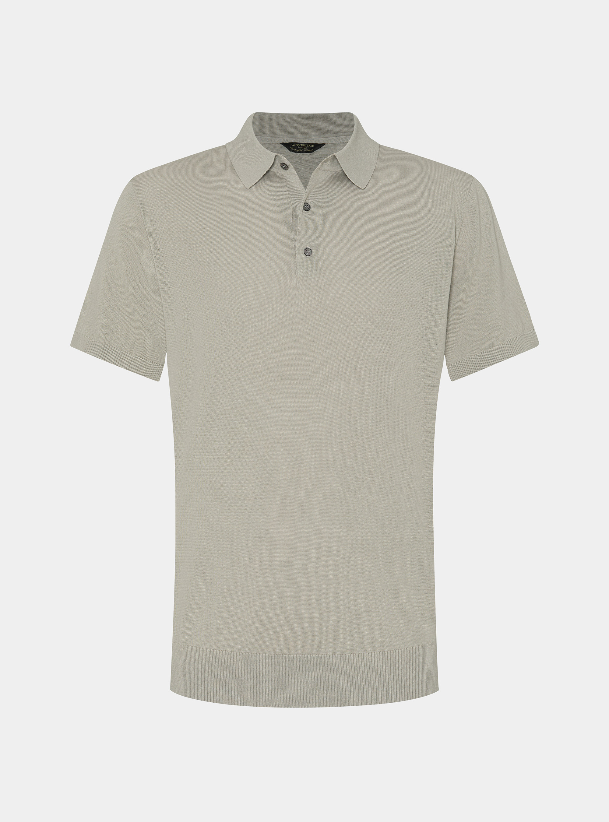Polo in maglia in cotone m/c, SAND