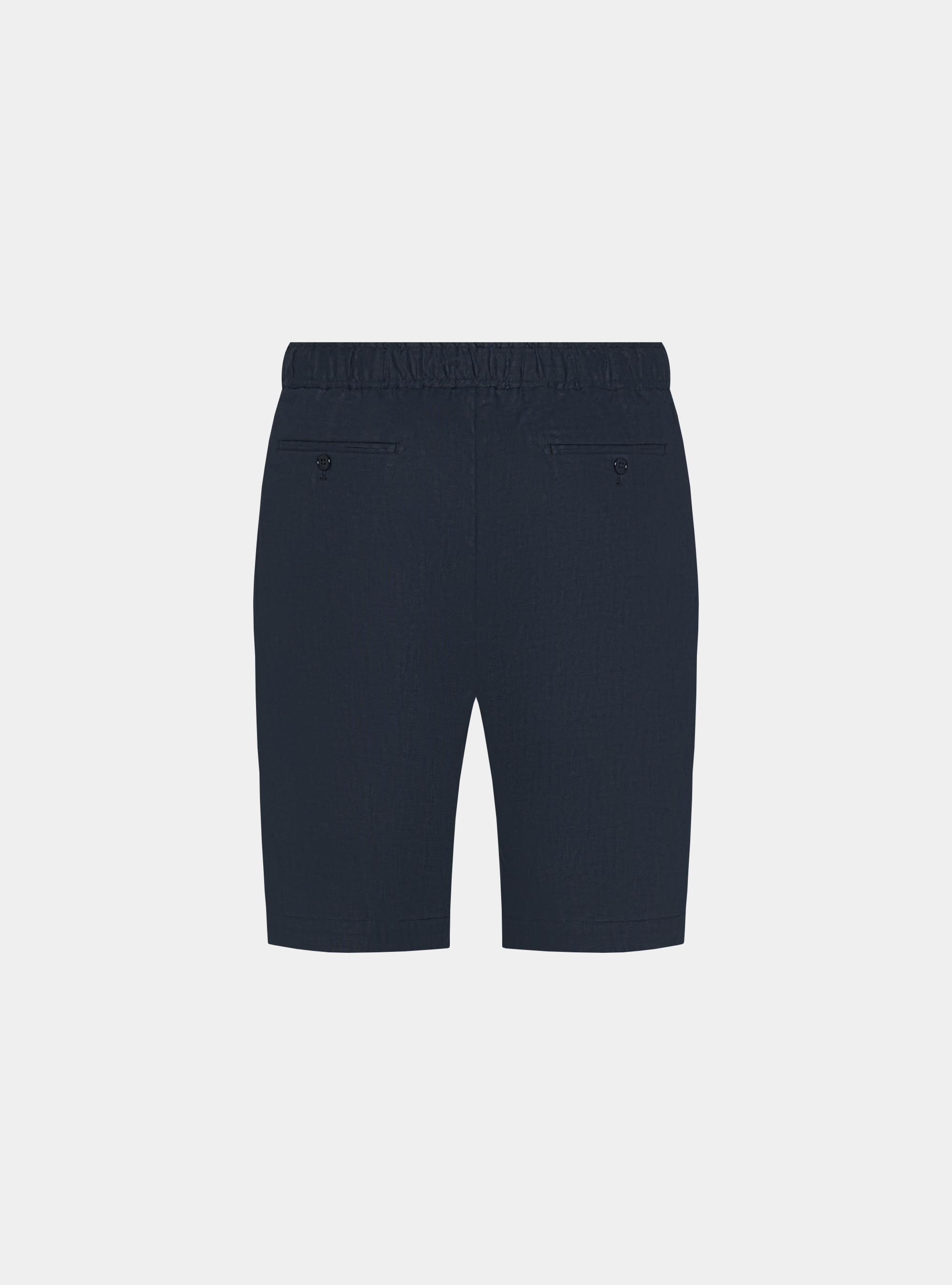 Pure linen bermuda shorts with elastic band | Gutteridge