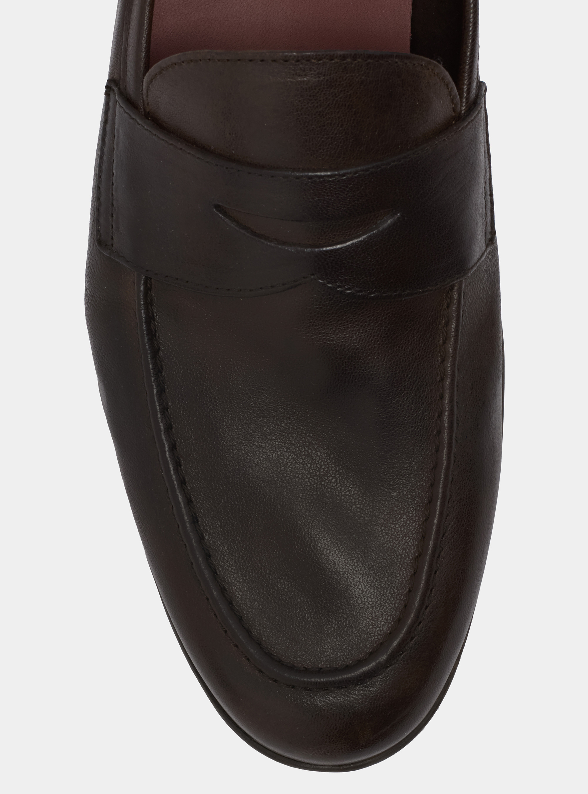 Soft leather loafers, BROWN