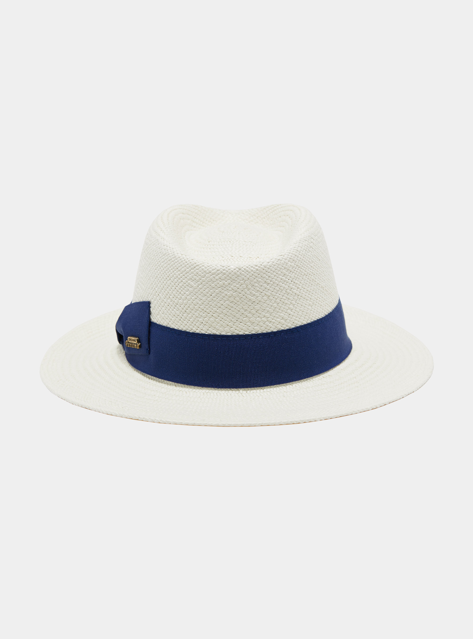 Panama Hat, WHITE / BLUE NAVY