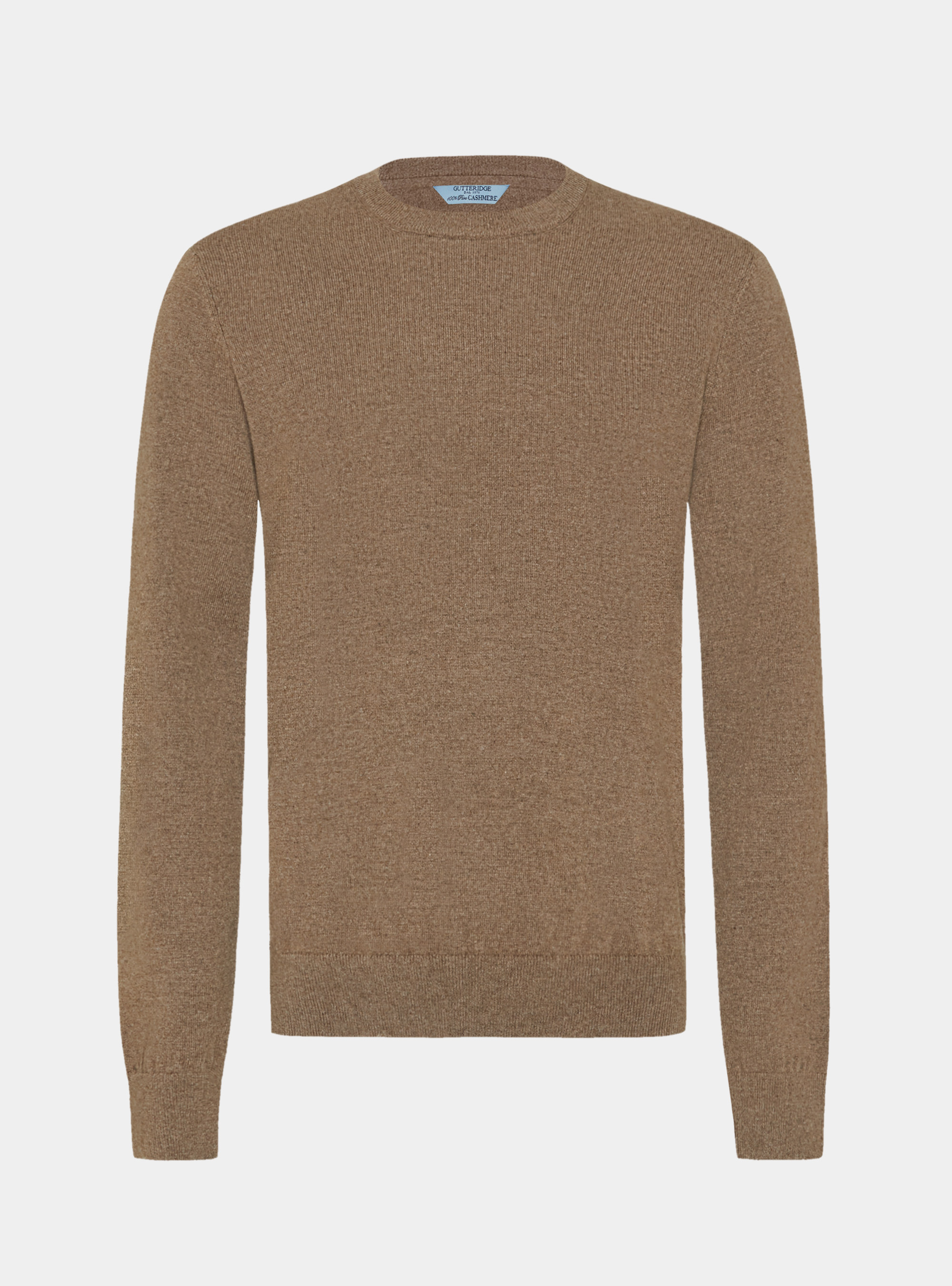 Tricot à col ras du cou en cachemire, BOUE