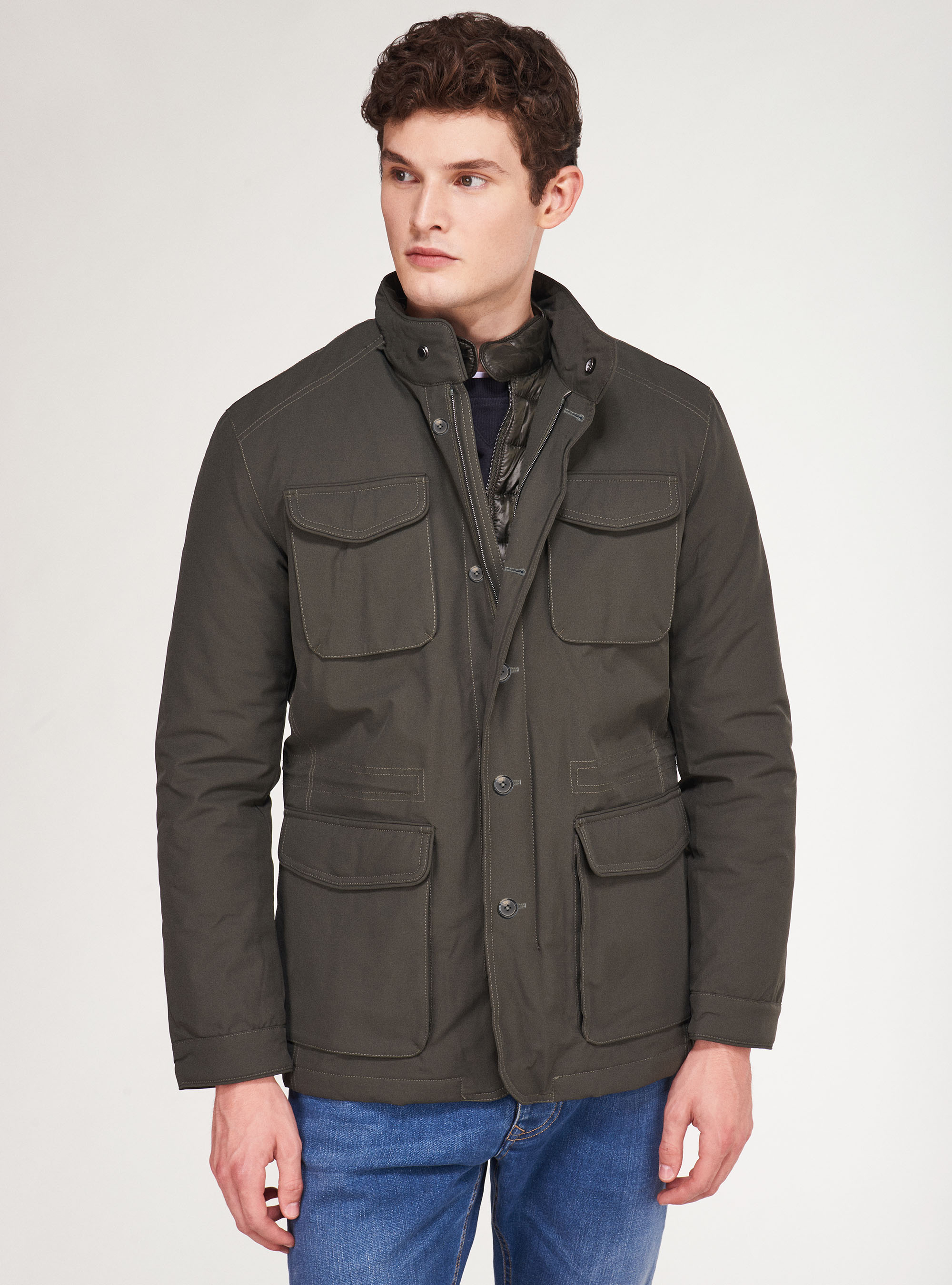 field jacket grey